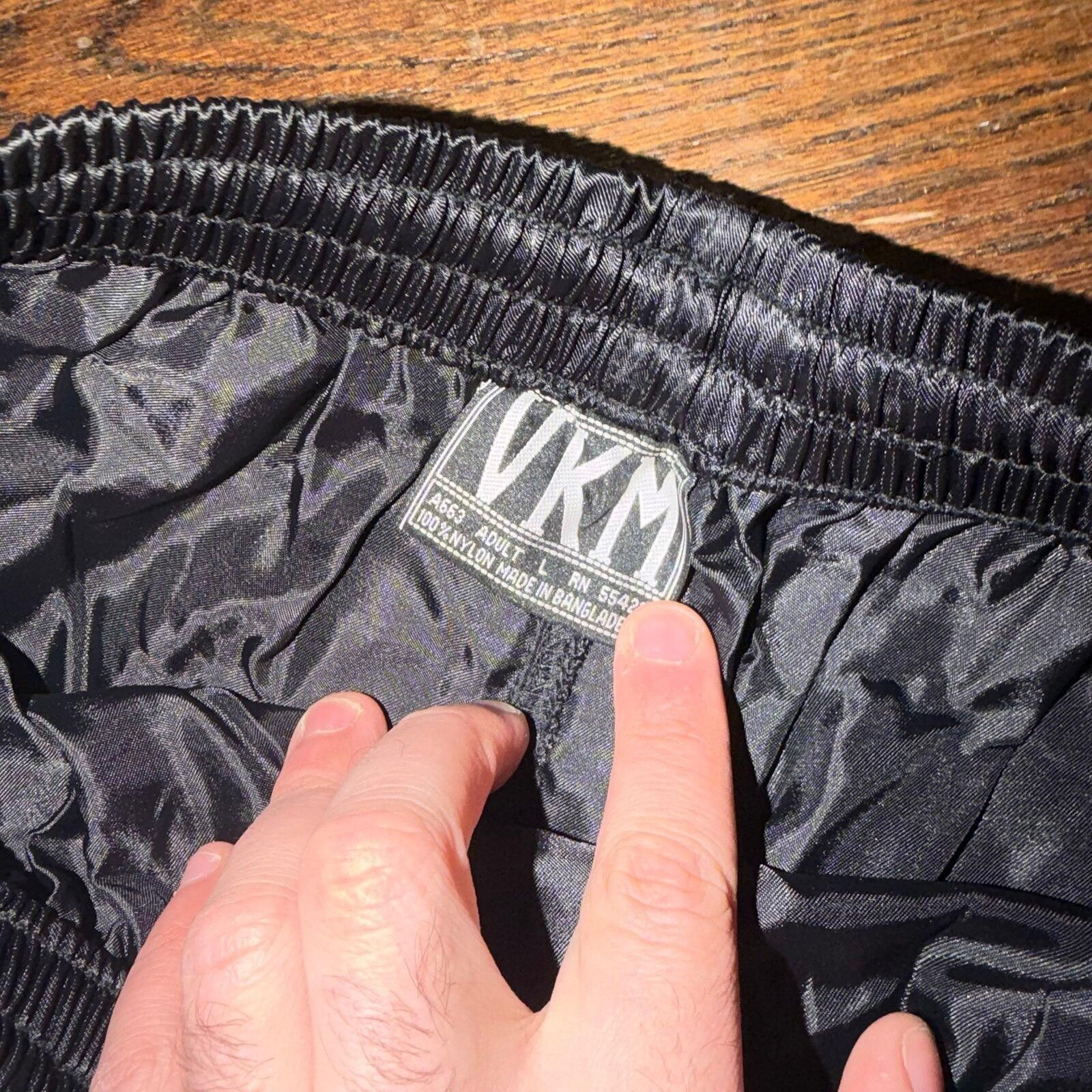 Nike Beautiful Black Dazzle Nylon Volley Shorts Mens LG Vtg y2k Size US 34 / EU 50 - 3 Thumbnail