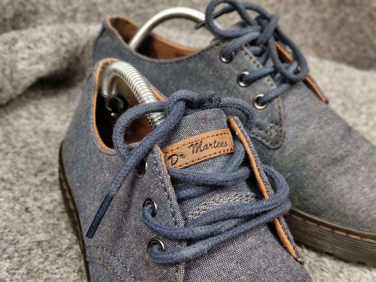 Dr. Martens Dr. Martens Delray Canvas Dark Classic Shoes Oxford Boots Size US 6.5 / EU 39-40 - 11 Thumbnail