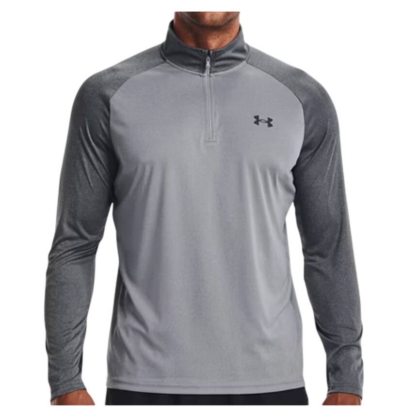 Under Armour Under Armour Men's Large Gray Up Long Sleeve Pullover Size US L / EU 52-54 / 3 - 1 Thumbnail