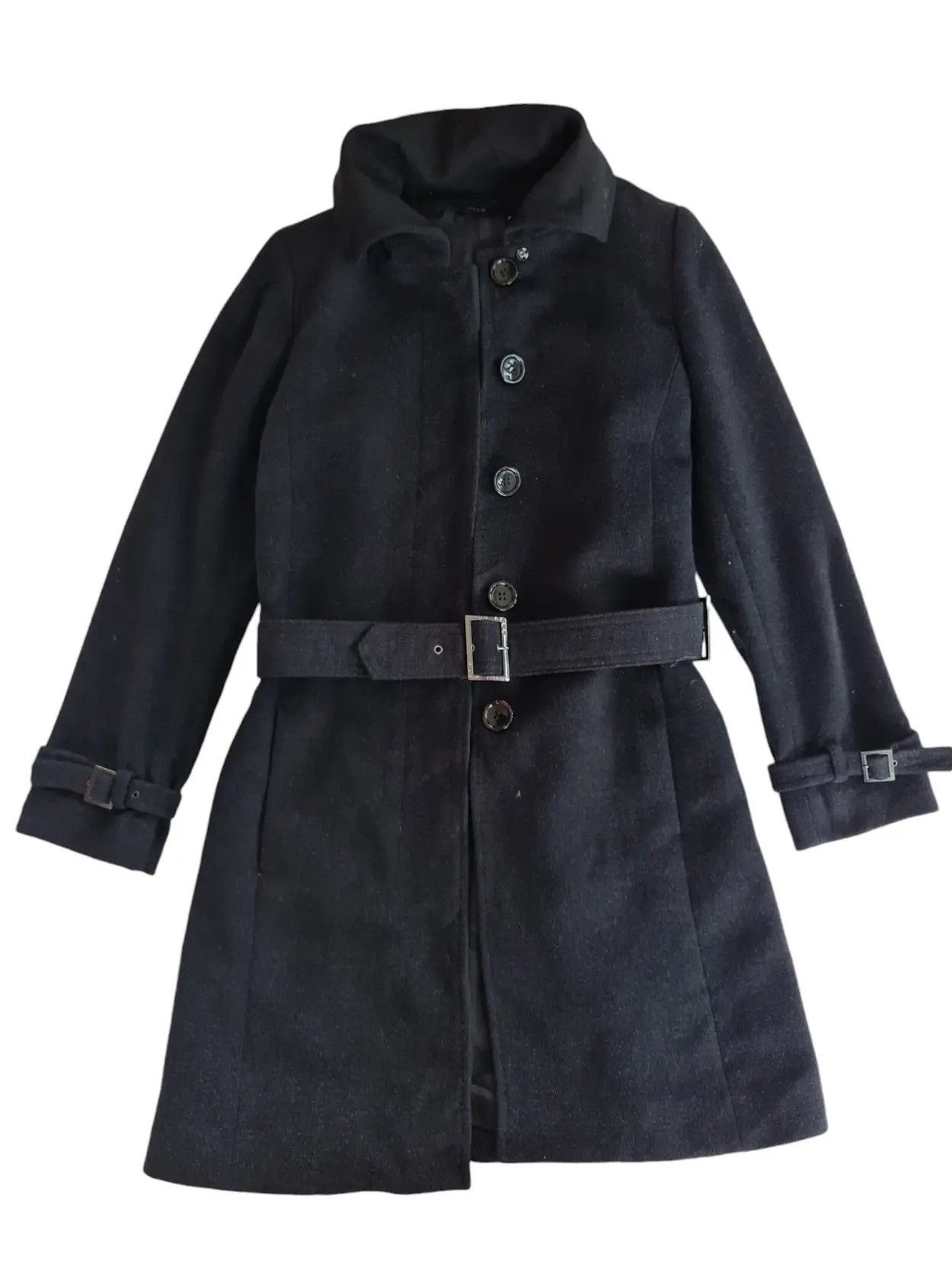 Comme Ca Ism Comme Ca Ism Wool Long Jacket Belt Strap Size M / US 6-8 / IT 42-44 - 1 Thumbnail