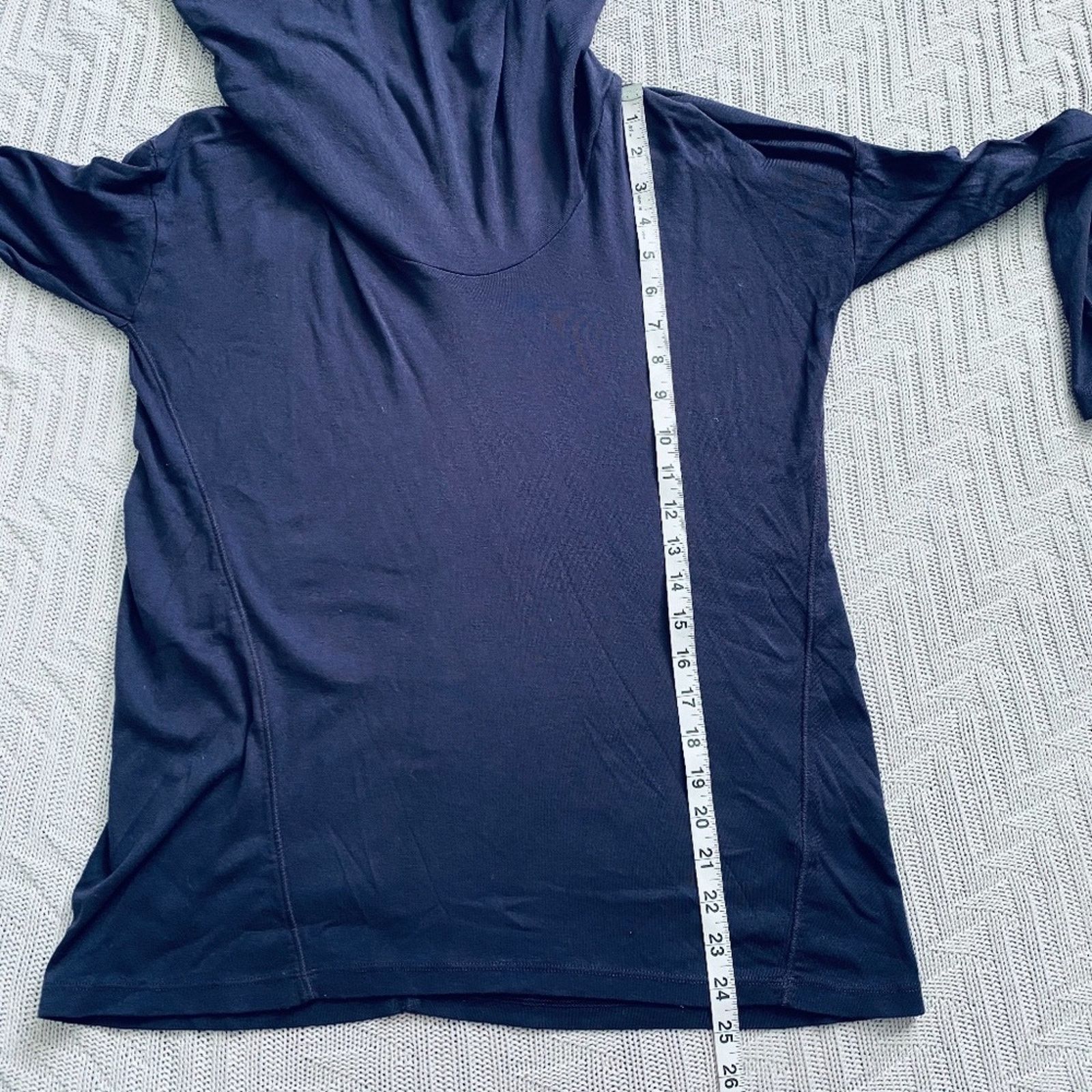 Splendid Splendid purple cowl neck long sleeve shirt size S Size S / US 4 / IT 40 - 6 Thumbnail