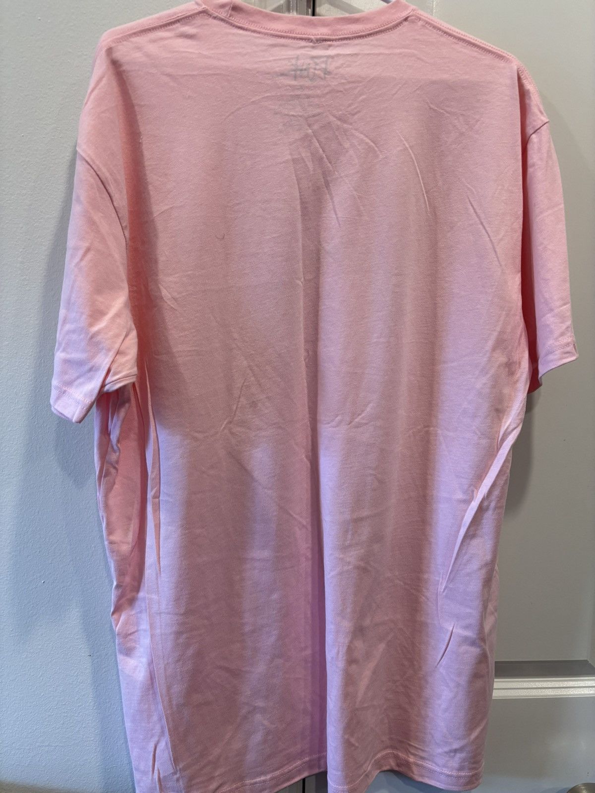 Pink PINK Silhouette Photo Peach Shirt • Sz: XL Size US XL / EU 56 / 4 - 4 Thumbnail