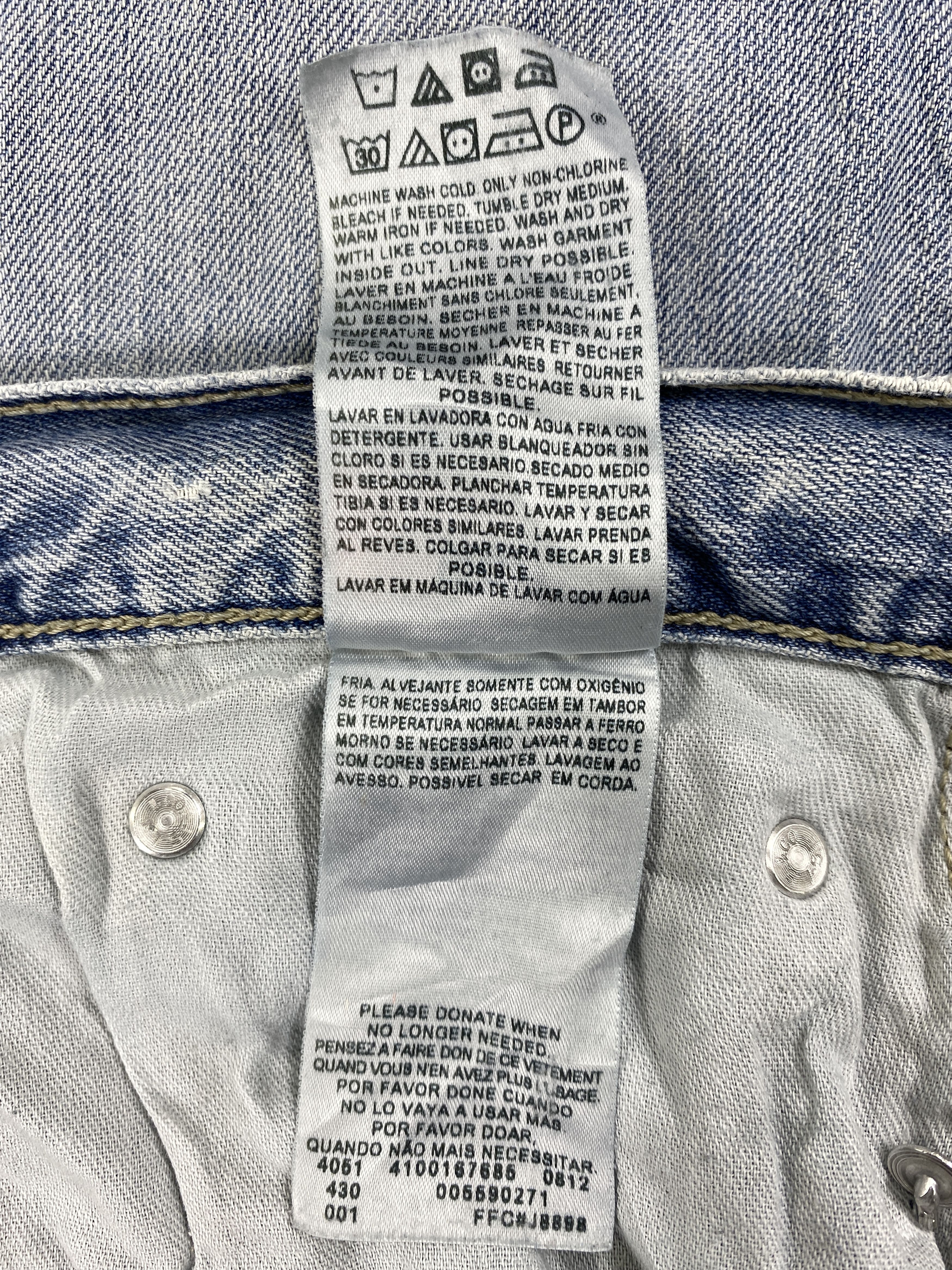 Levi's Light Blue Wash Vintage Levi's 559 35x32 Denim -SJ057 Size US 35 - 9 Thumbnail