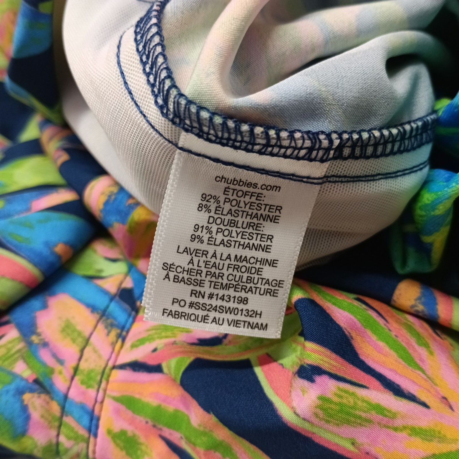 Chubbies Chubbies Men's The Ocean Flowers Swim Trunks Size M 5.5 Ins Size US 28 / EU 44 - 7 Thumbnail
