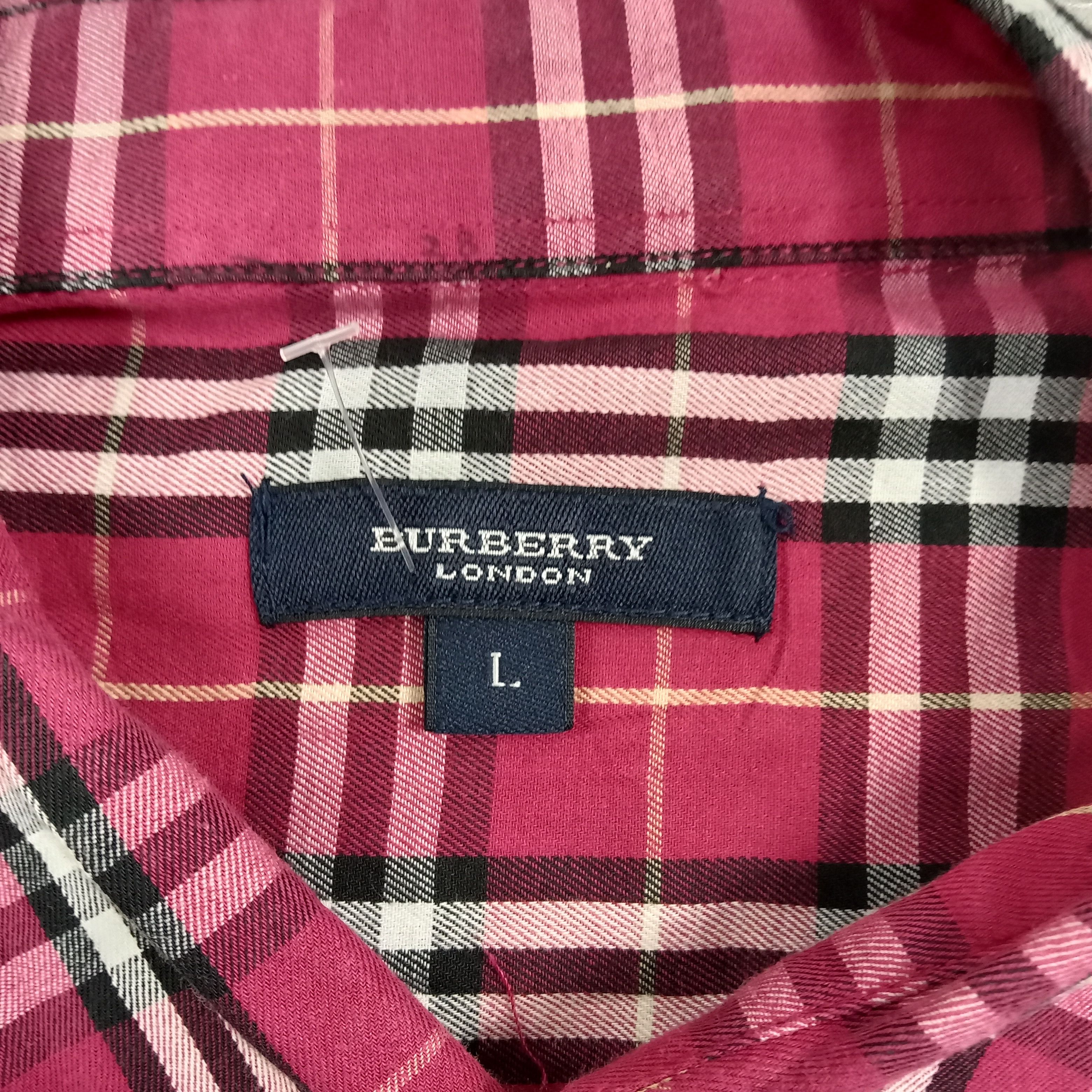 Burberry Burberry Designer Flannel Shirt C267N67 Size US L / EU 52-54 / 3 - 3 Thumbnail