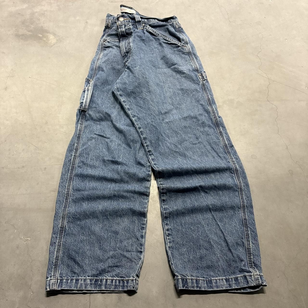 Levi's Crazy Vintage Y2K/2000s Baggy Levis Carpenter Streetwear Style Medium Wash Denim Jeans! Size US 34 / EU 50 - 1 Thumbnail