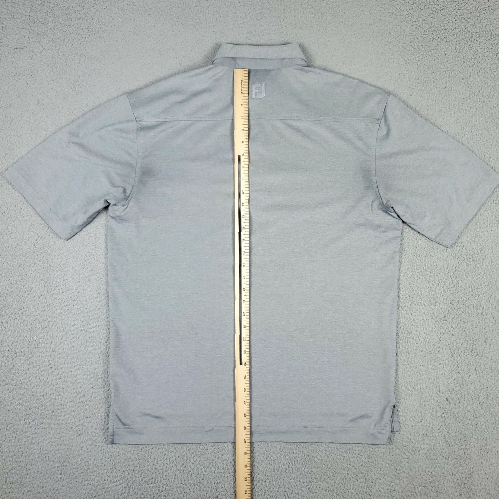 Footjoy FootJoy FJ Golf Polo Shirt Gray Solid Short Sleeve Mens Large Size L Shirt Polo Short Sleeve Gray FootJoy FJ Golf Polo Shirt Mens Large Size US L / EU 52-54 / 3 - 6 Thumbnail