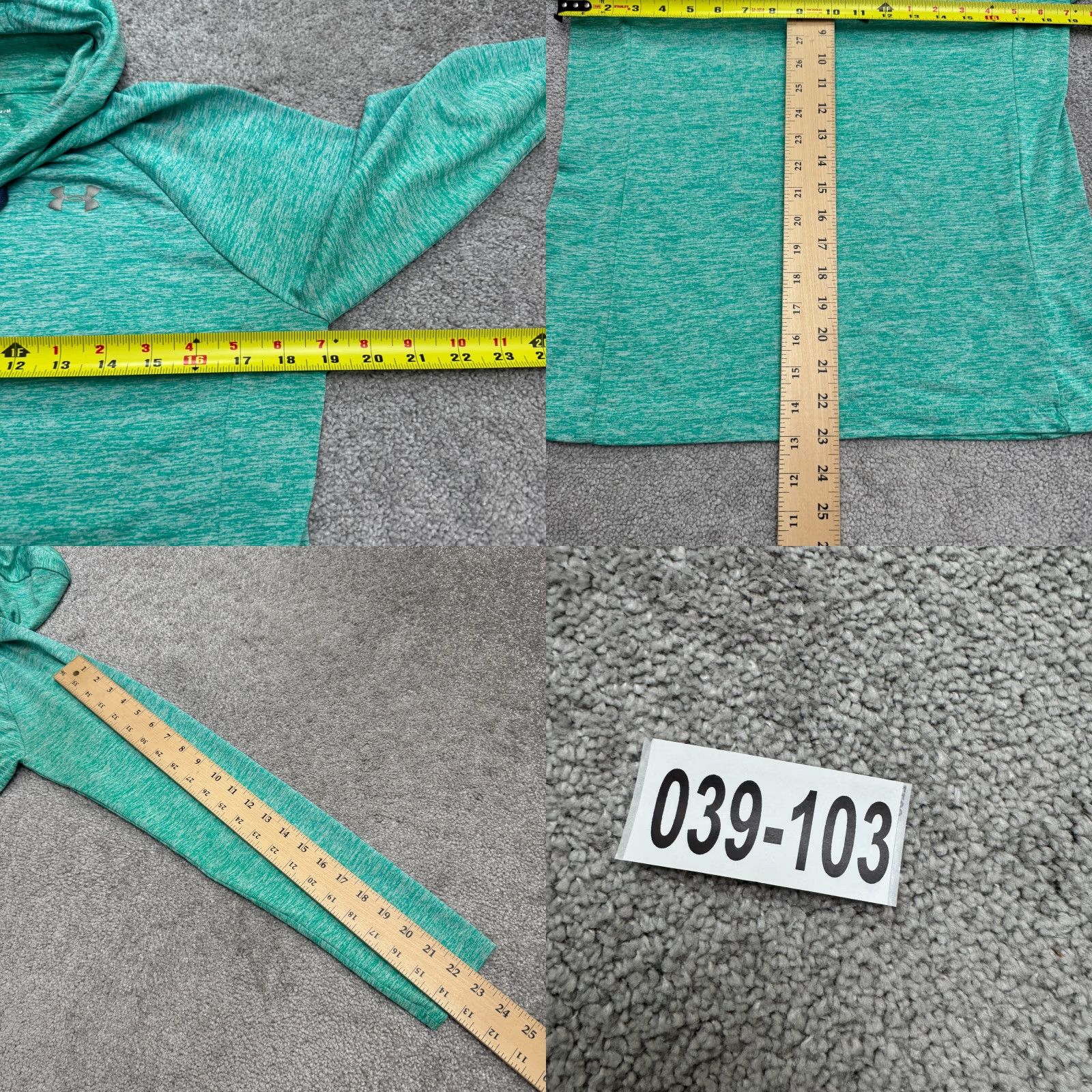Under Armour Under Armour Hoodies Hoodie Womens M Green Logo Pullover Sweatshirt Breathable Lightweight Regular Fit Activewear 90s Outdoor Sports QA Size M / US 6-8 / IT 42-44 - 9 Thumbnail