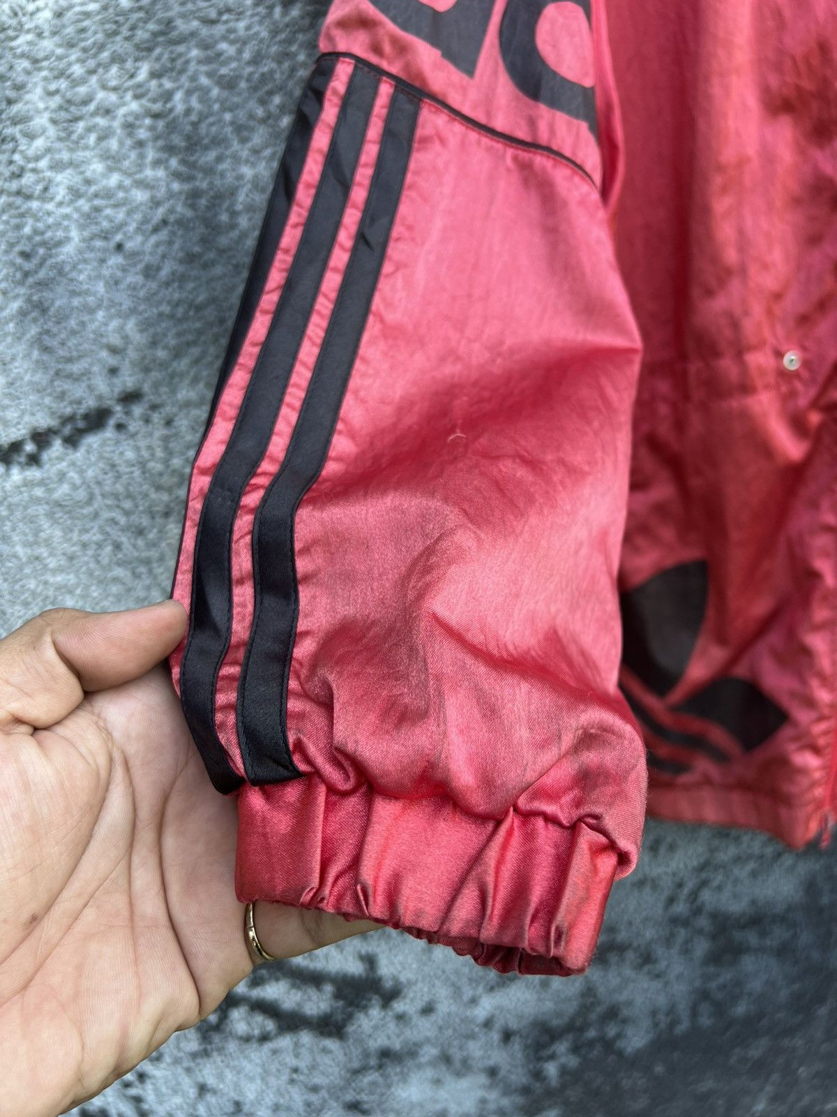 Adidas Vintage Adidas Descente Windbreaker Jacket Big Logo Size US XL / EU 56 / 4 - 4 Thumbnail
