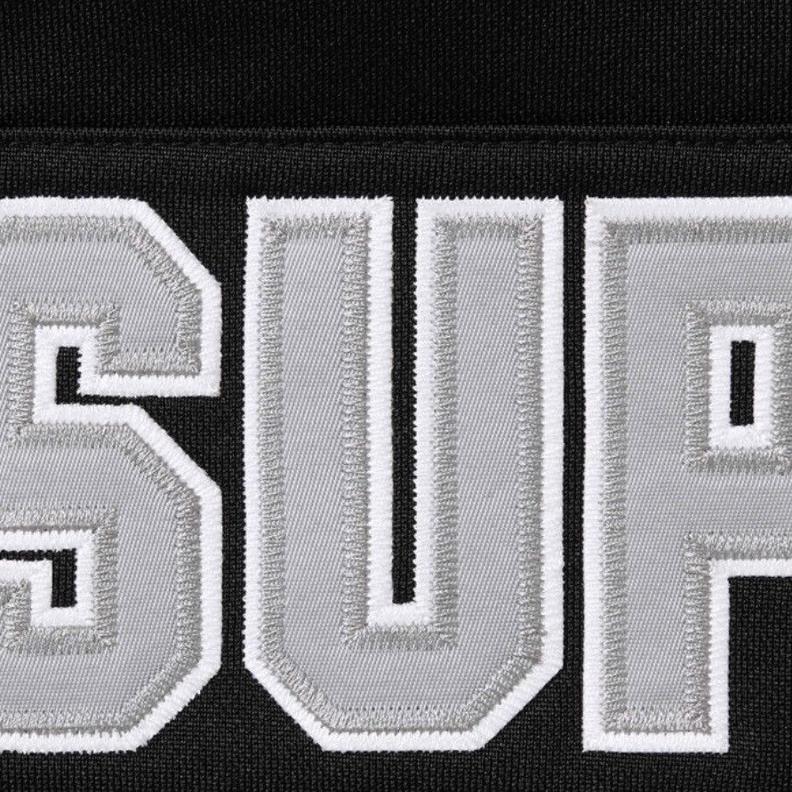 Other New Supreme SS24 Black Football ZipUp Hooded Sweatshirt Size US S / EU 44-46 / 1 - 3 Thumbnail