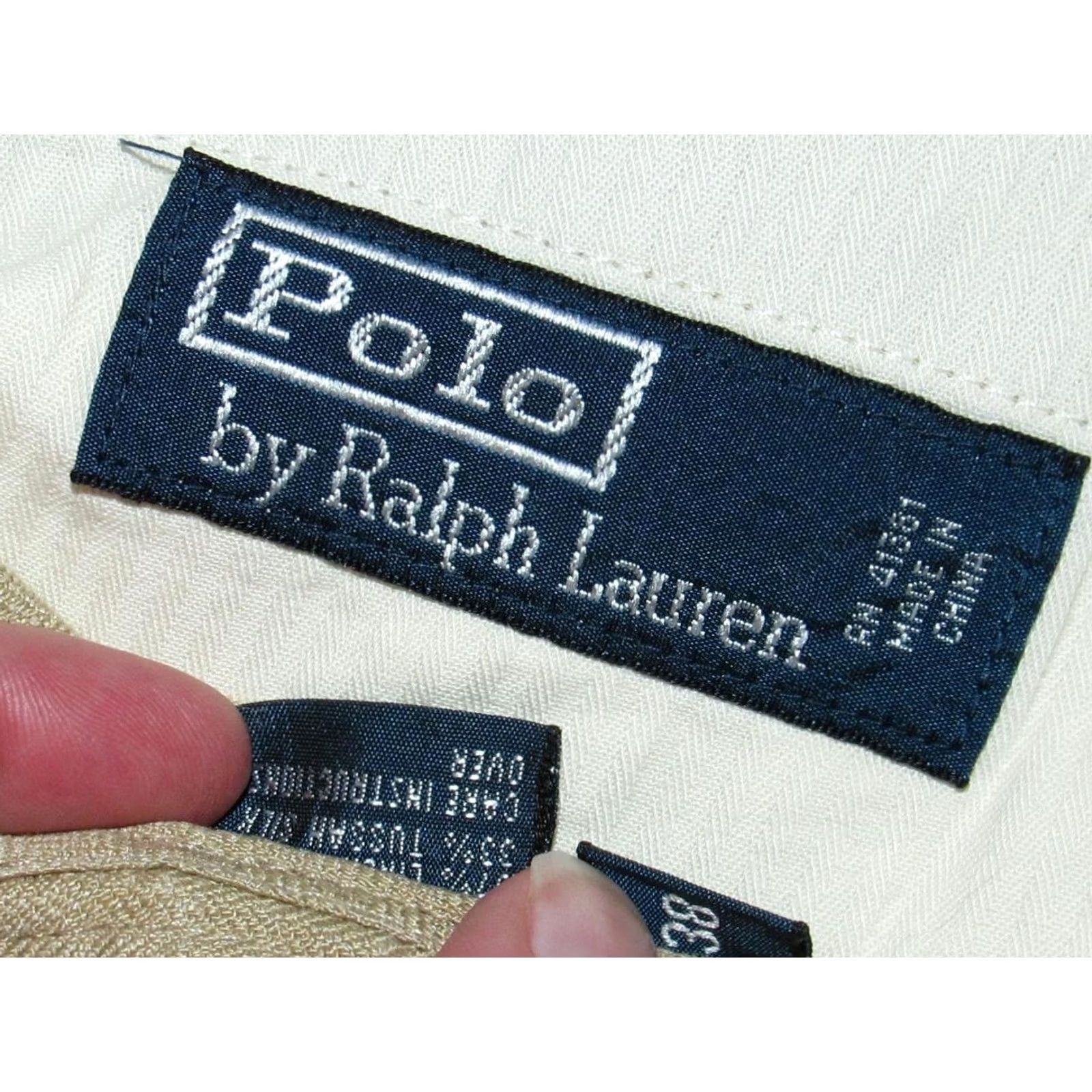 Ralph Lauren VINTAGE Polo RALPH LAUREN Tan Linen Silk 11" Shorts 38 Mens Size US M / EU 48-50 / 2 - 4 Thumbnail
