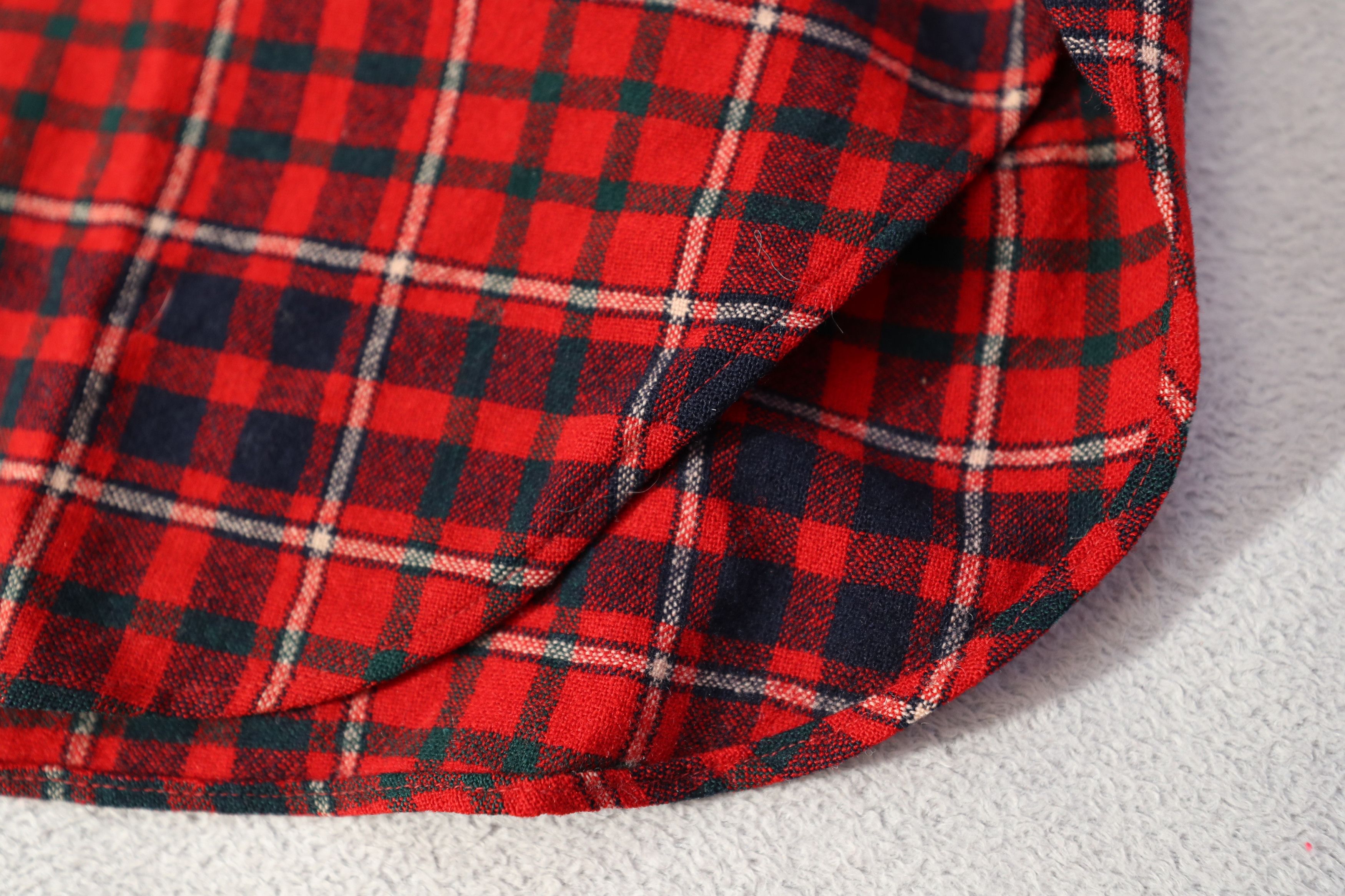 Pendleton Vintage Pendleton Wool Red Tartan Flannel (M) Size US S / EU 44-46 / 1 - 5 Thumbnail