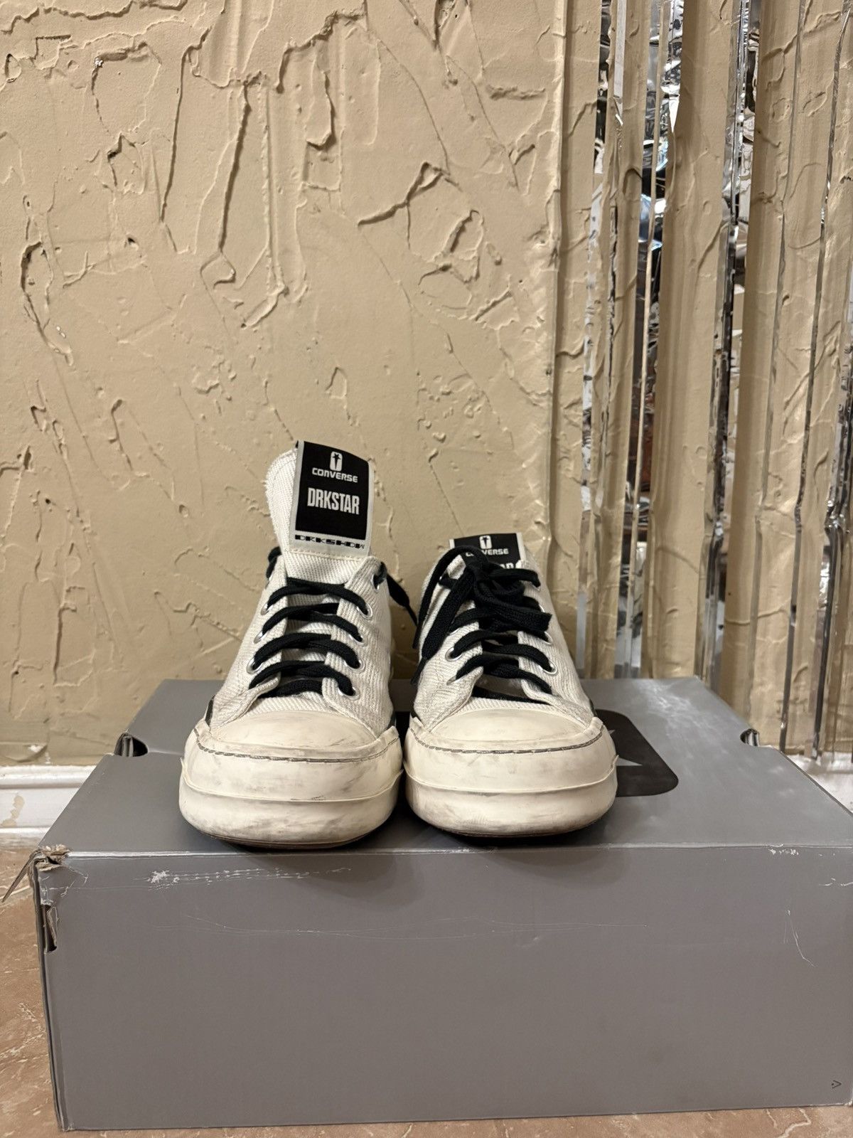 Converse × Rick Owens Drkshdw Rick Owens Darkshdw Converse Size US 6.5 / EU 39-40 - 1 Thumbnail