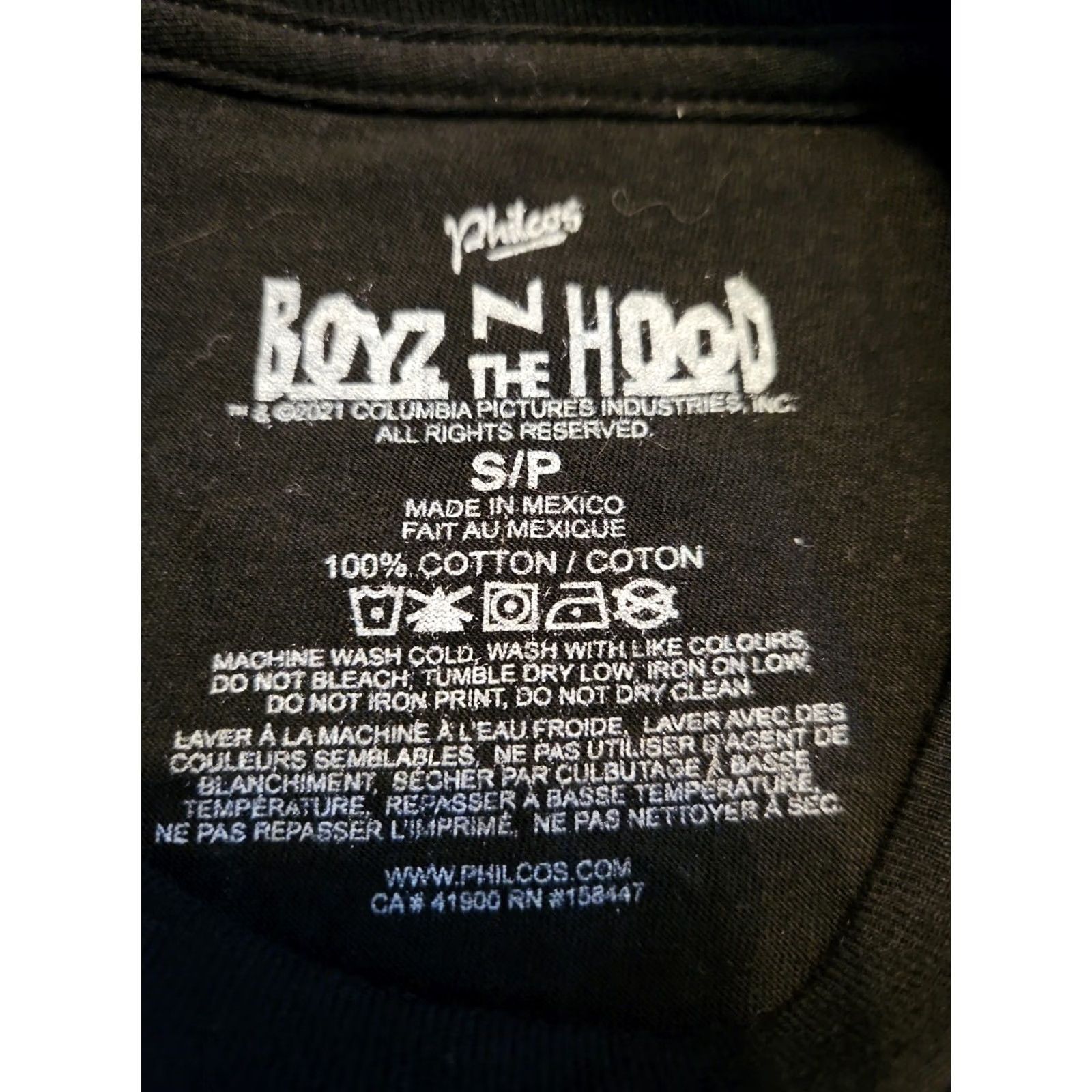 Vintage Rare Embroidered Boyz N The Hood Movie Black T Shirt Size Small Size US S / EU 44-46 / 1 - 3 Thumbnail