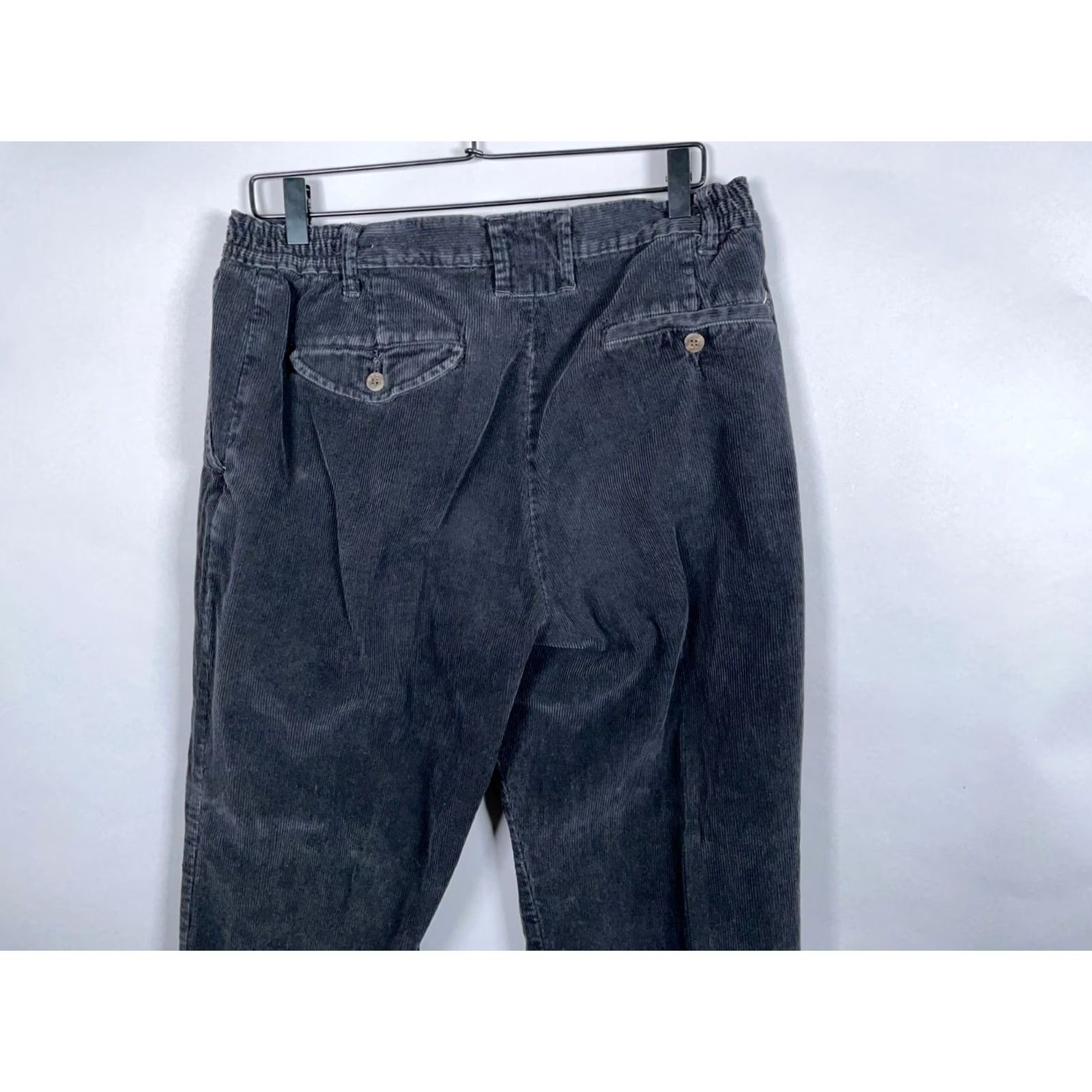 Vintage VINTAGE Fresh Squeeze Baggy Fit Corduroy Pants Men's 34 x 28 Black Straight Leg Skater 90s Mens Pants Size US 34 / EU 50 - 4 Thumbnail