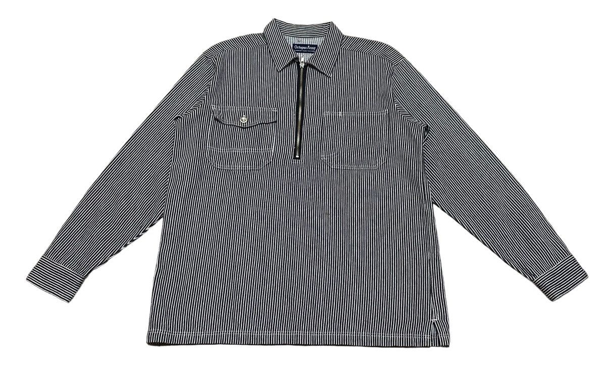 Japanese Brand × Octopus × Vintage Very Rare Vintage Octopus Army Pullover Hickory Shirt 1990s Size US M / EU 48-50 / 2 - 1 Thumbnail