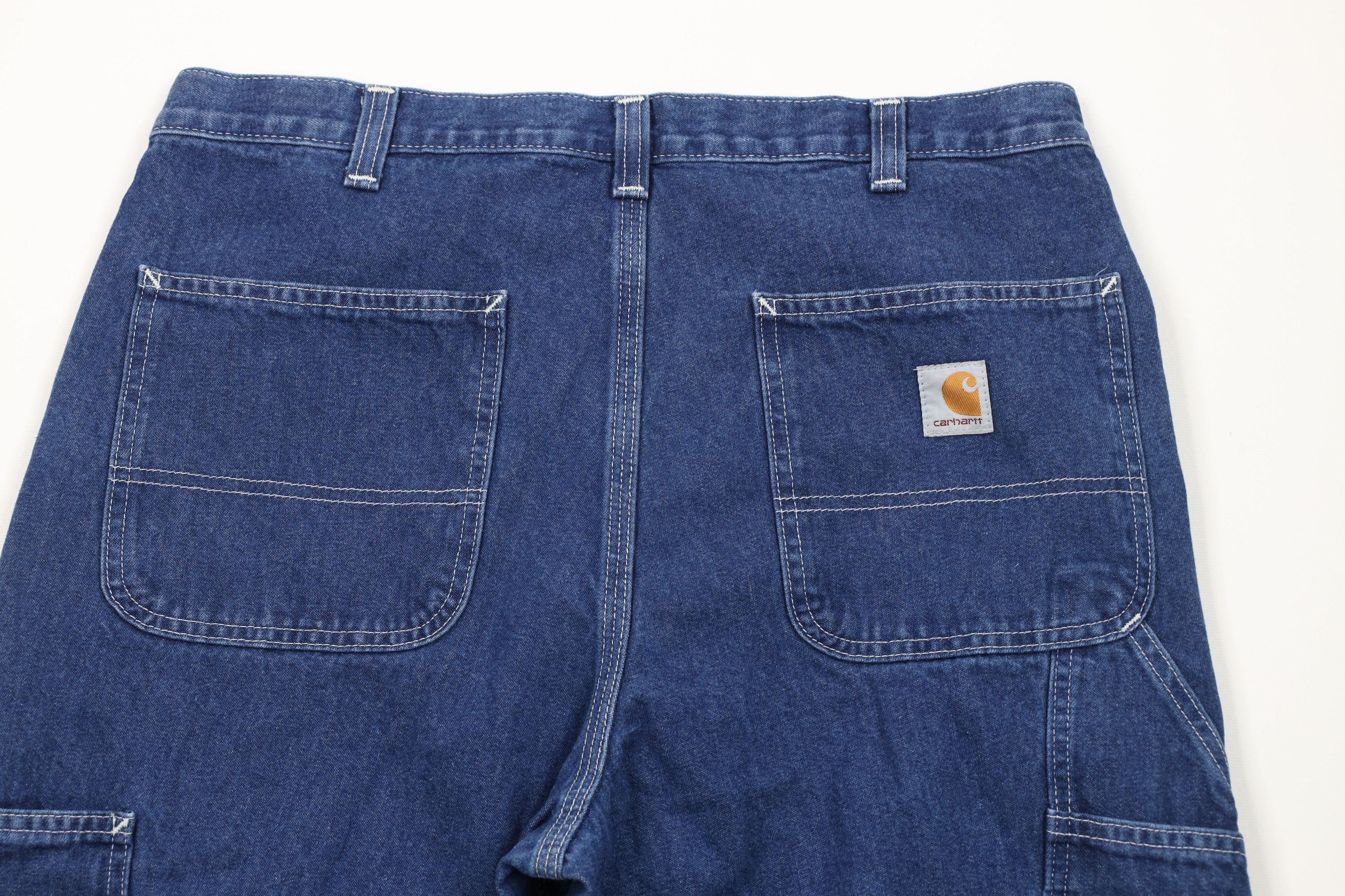 Carhartt Vintage Carhartt Wide Leg Dungaree Denim Jeans Cotton Size US 34 / EU 50 - 10 Thumbnail