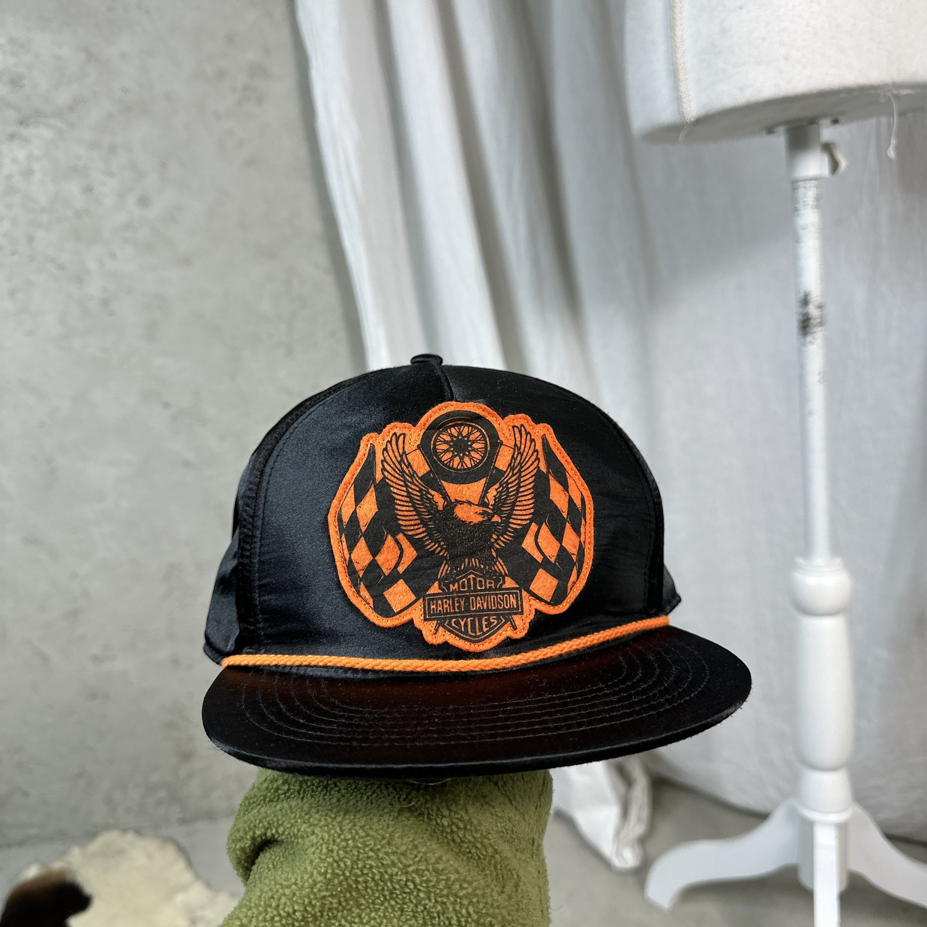 Harley Davidson × Vintage Harley Davidson Trucker Hat Size ONE SIZE - 2 Thumbnail