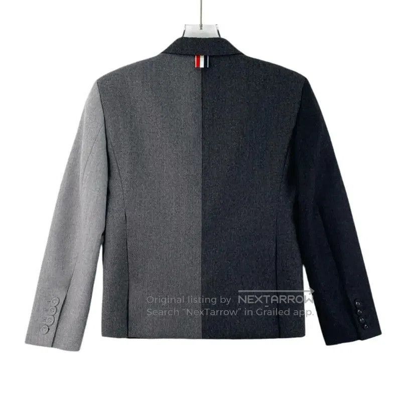 Thom Browne Thom Browne Color Block Wool Jacket for Women . Size S / US 4 / IT 40 - 2 Thumbnail