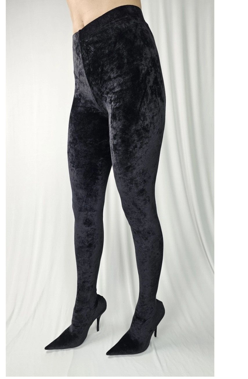 Balenciaga Balenciaga Black Women's Leggings Size US 7.5 / IT 37.5 - 4 Thumbnail