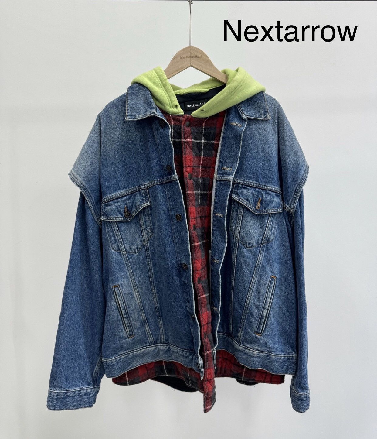 Balenciaga Balenciaga 18FW real two piece jacket2412-Nextarrow Size US S / EU 44-46 / 1 - 1 Thumbnail