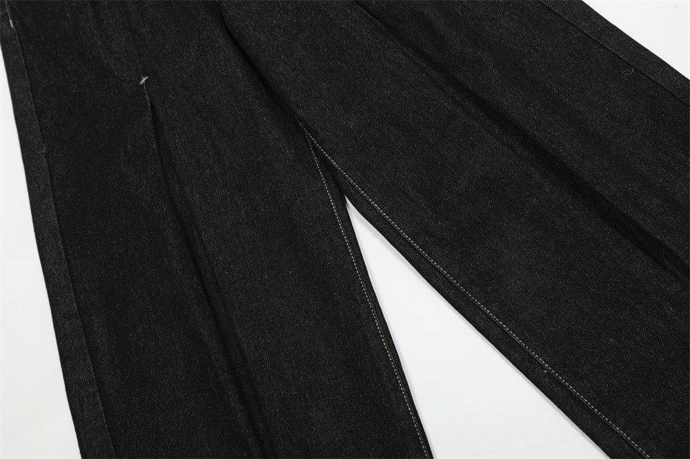 Japanese Brand × Vintage Men's street American loose casual pleated wide-leg jeans Size US 32 / EU 48 - 6 Thumbnail