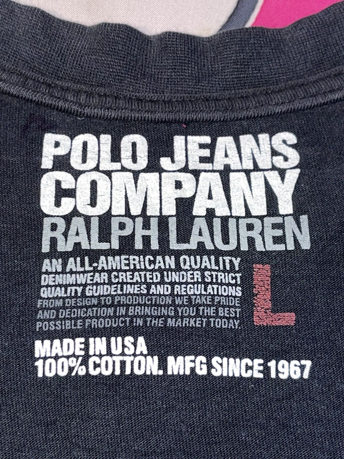 Designer × Polo Ralph Lauren POLO JEANS COMPANY TSHIRT Size US L / EU 52-54 / 3 - 4 Thumbnail