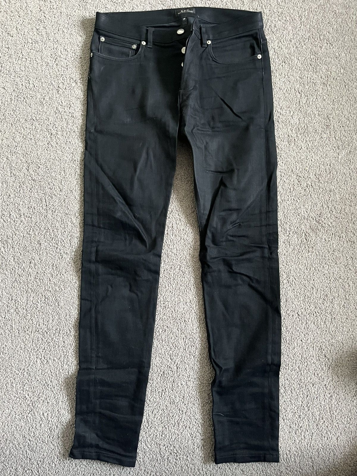 A.P.C. APC Petite New Standards Black Jeans Size US 28 / EU 44 - 1 Thumbnail