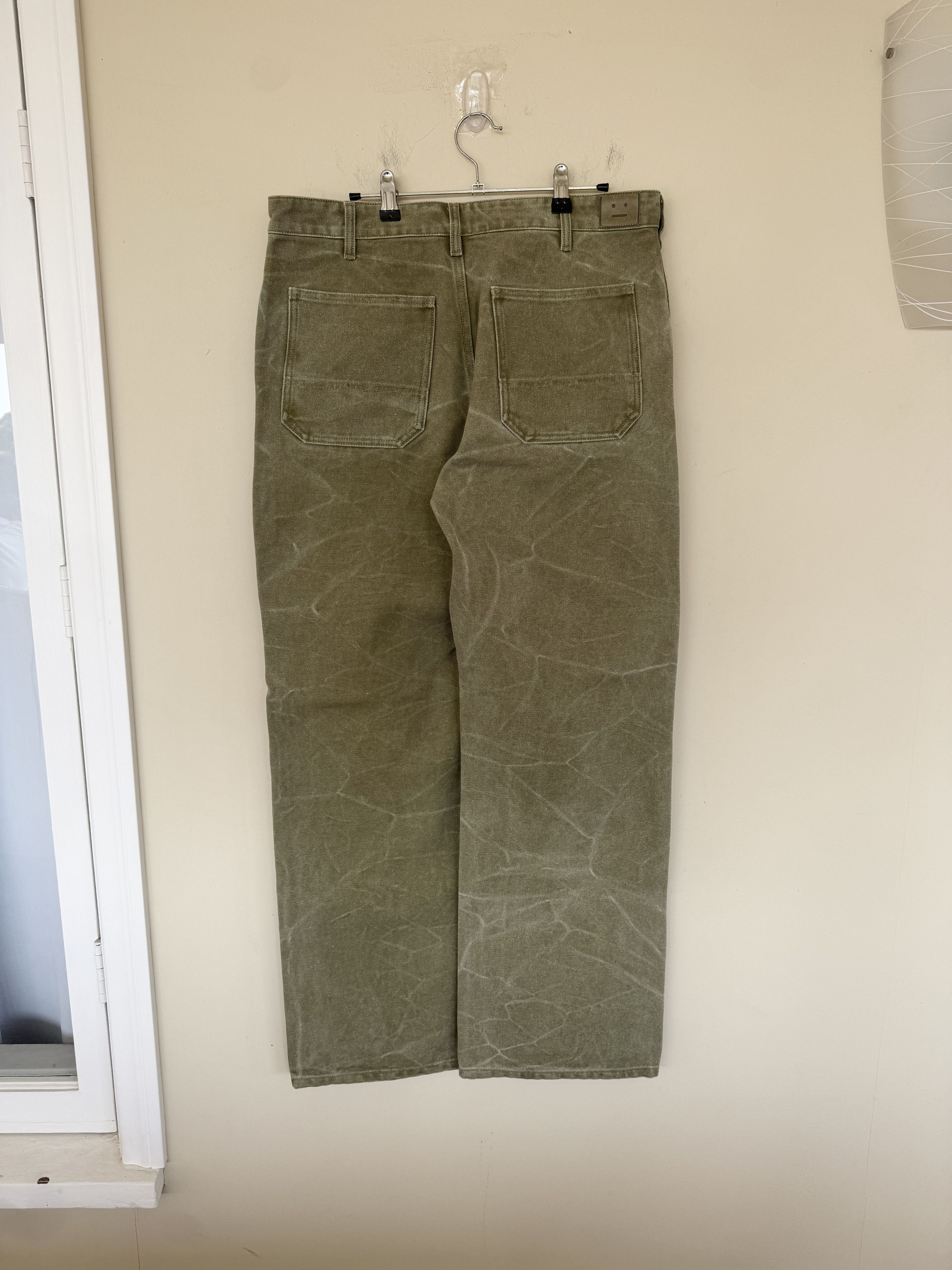 Acne Studios Acne Studios Green Wash Denim Size US 33 - 8 Thumbnail