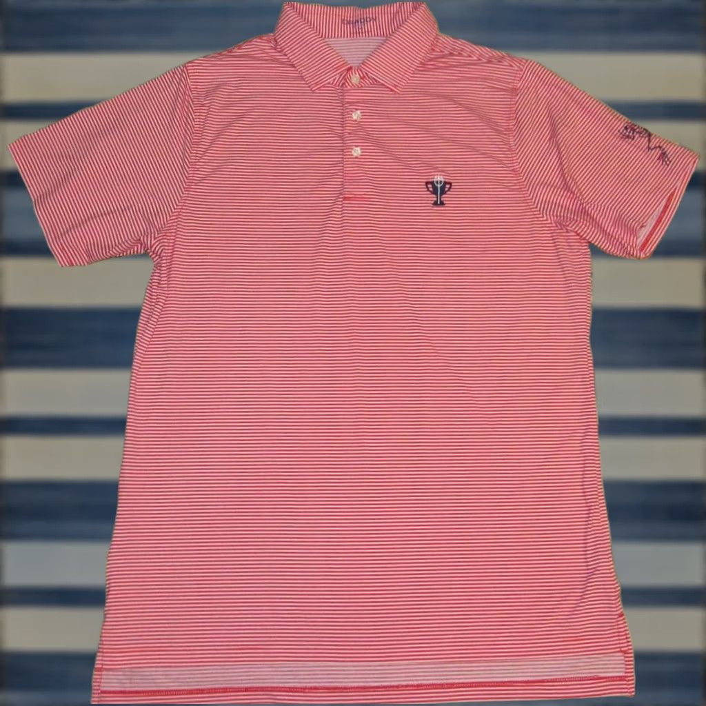 Vintage B DRADDY Sport Red Short Sleeve Polo Shirt Bone Frog Open Golf Tournament M Size US M / EU 48-50 / 2 - 1 Thumbnail