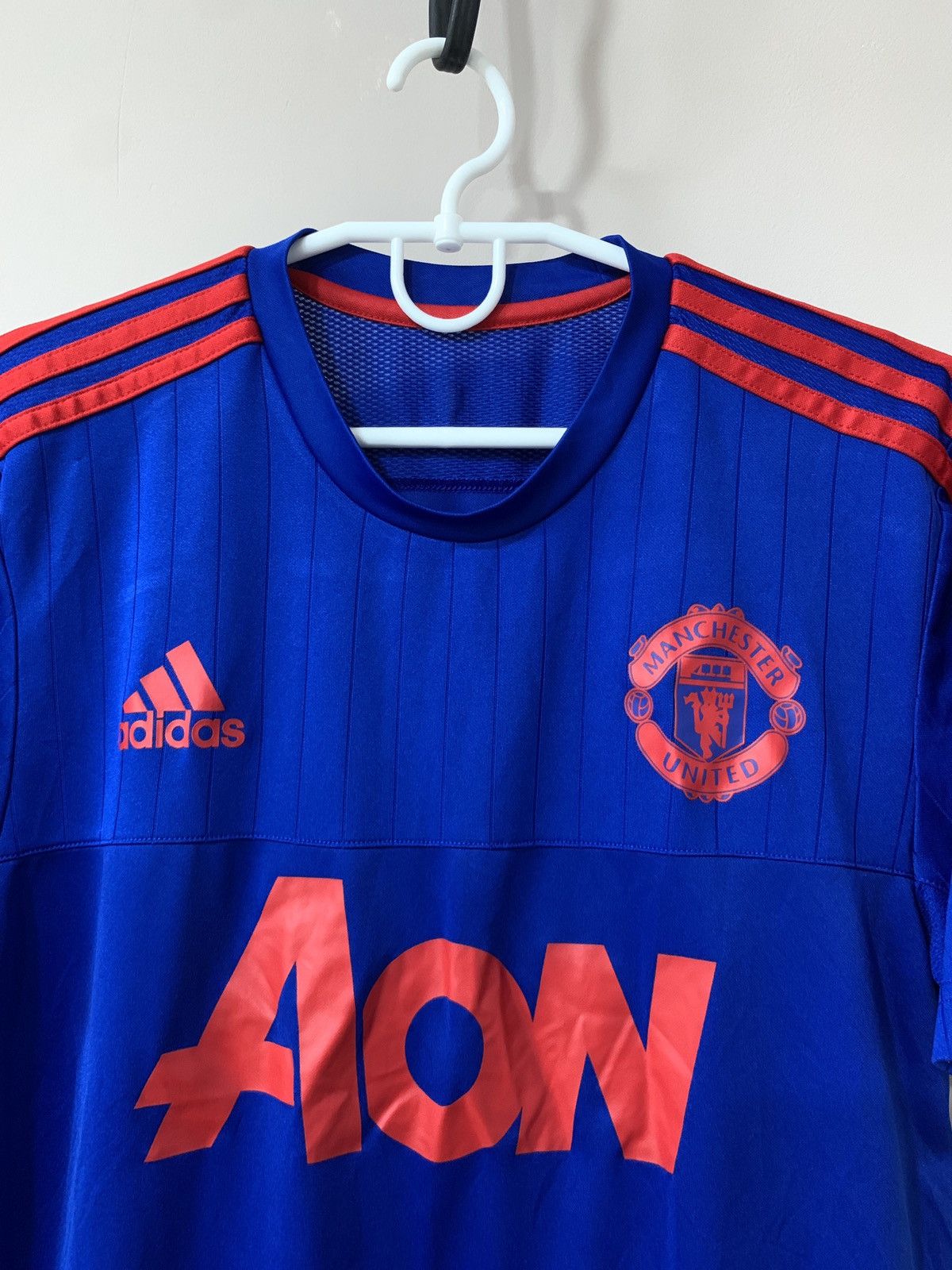 Adidas Manchester United 2015 Training Football Shirt Adidas Soccer Size US M / EU 48-50 / 2 - 8 Thumbnail