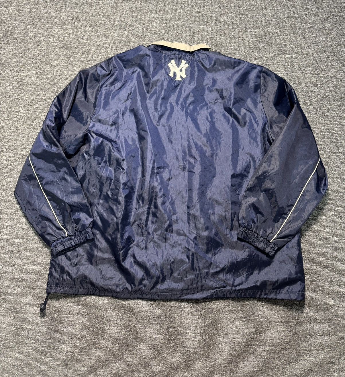 MLB Vintage MLB Yankees 1/4 Zip Windbreaker Navy Sand Men's XXL Size US XXL / EU 58 / 5 - 3 Thumbnail