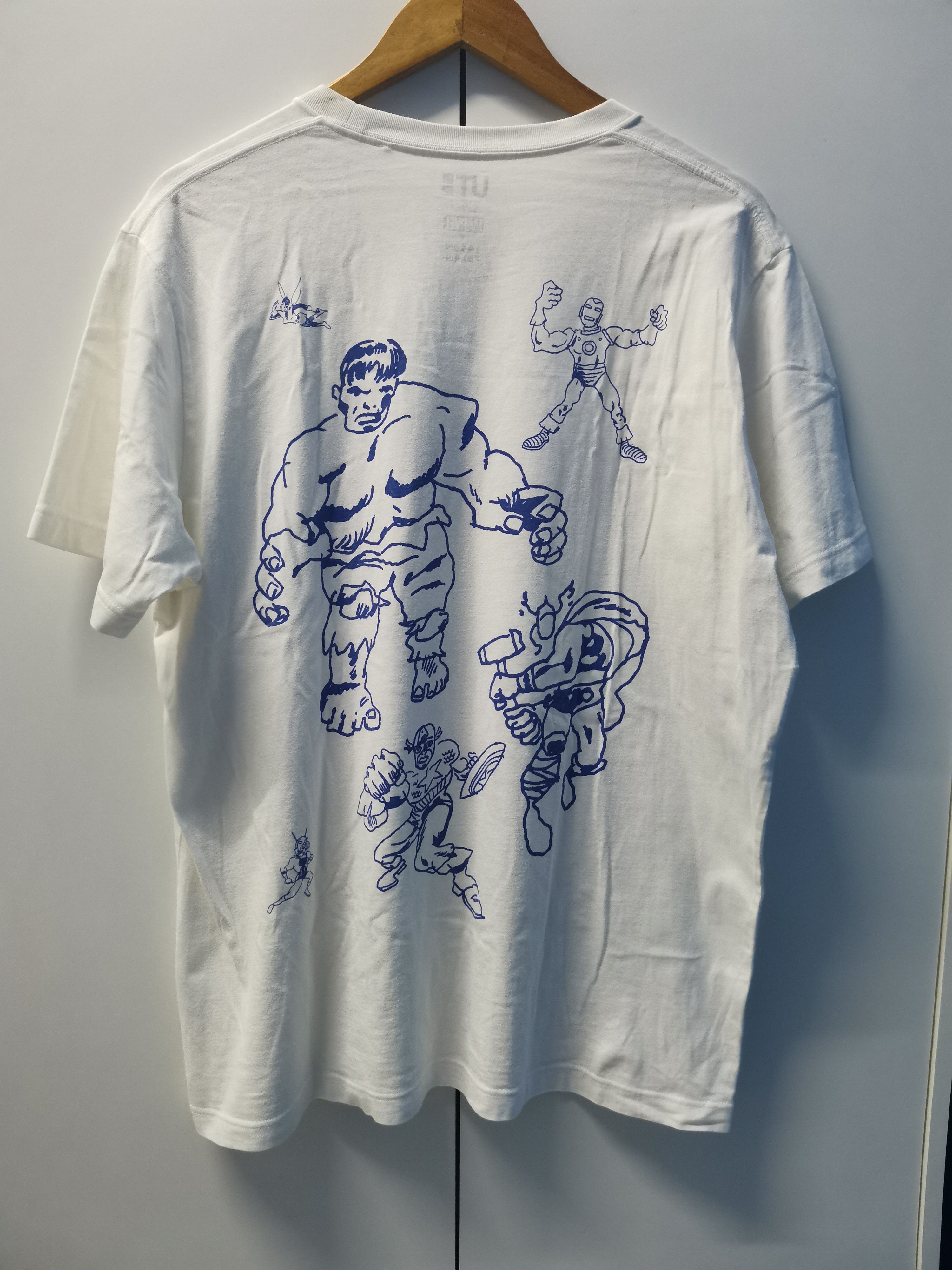 Japanese Brand Jason Polan x Marvel Avengers Graphic Tee Japan Designer Size US XL / EU 56 / 4 - 2 Thumbnail