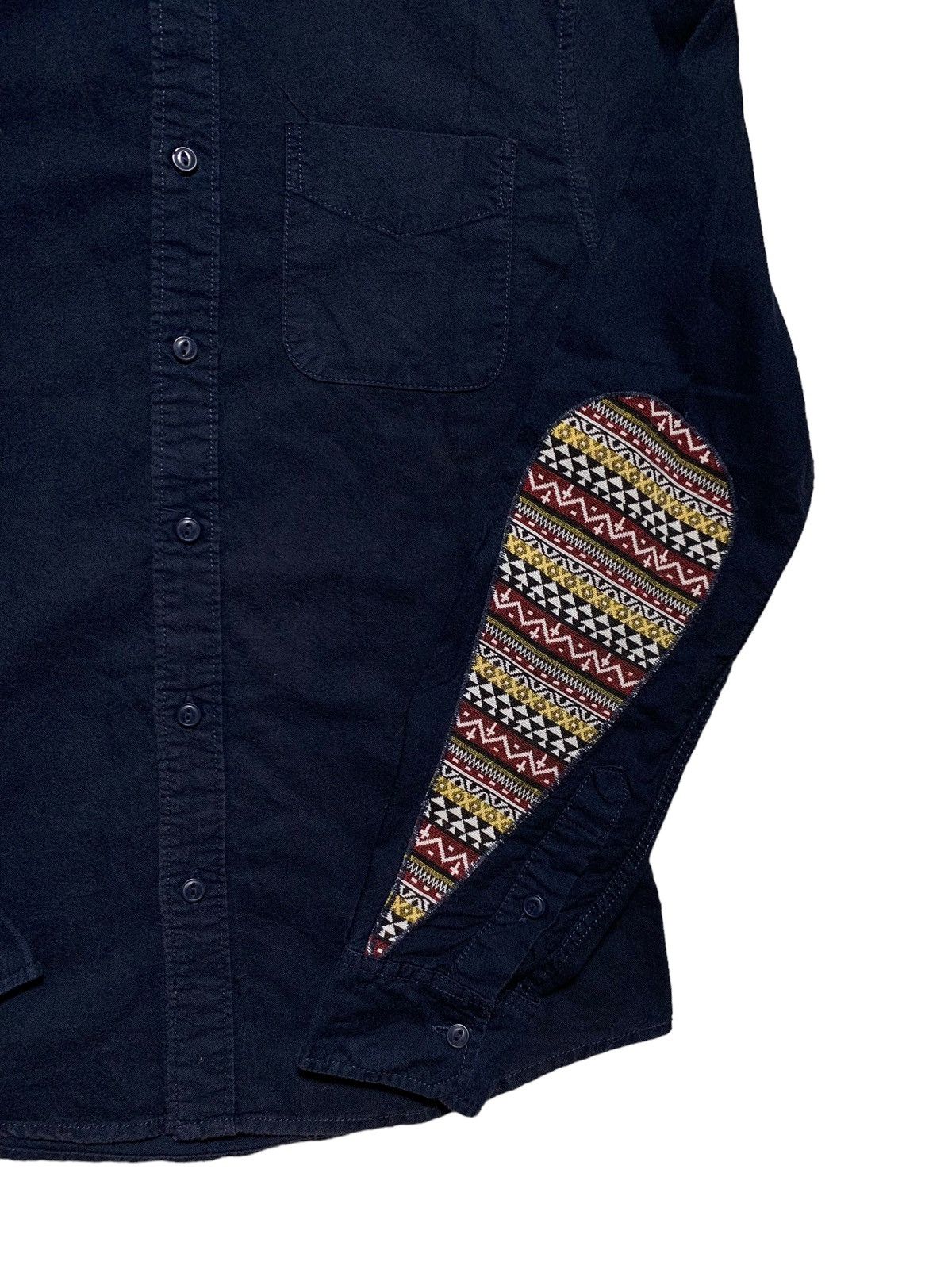 Visvim Rare Visvim Albacore Cross Logo Shirt Buttons Up Long Sleeve Size US S / EU 44-46 / 1 - 4 Thumbnail
