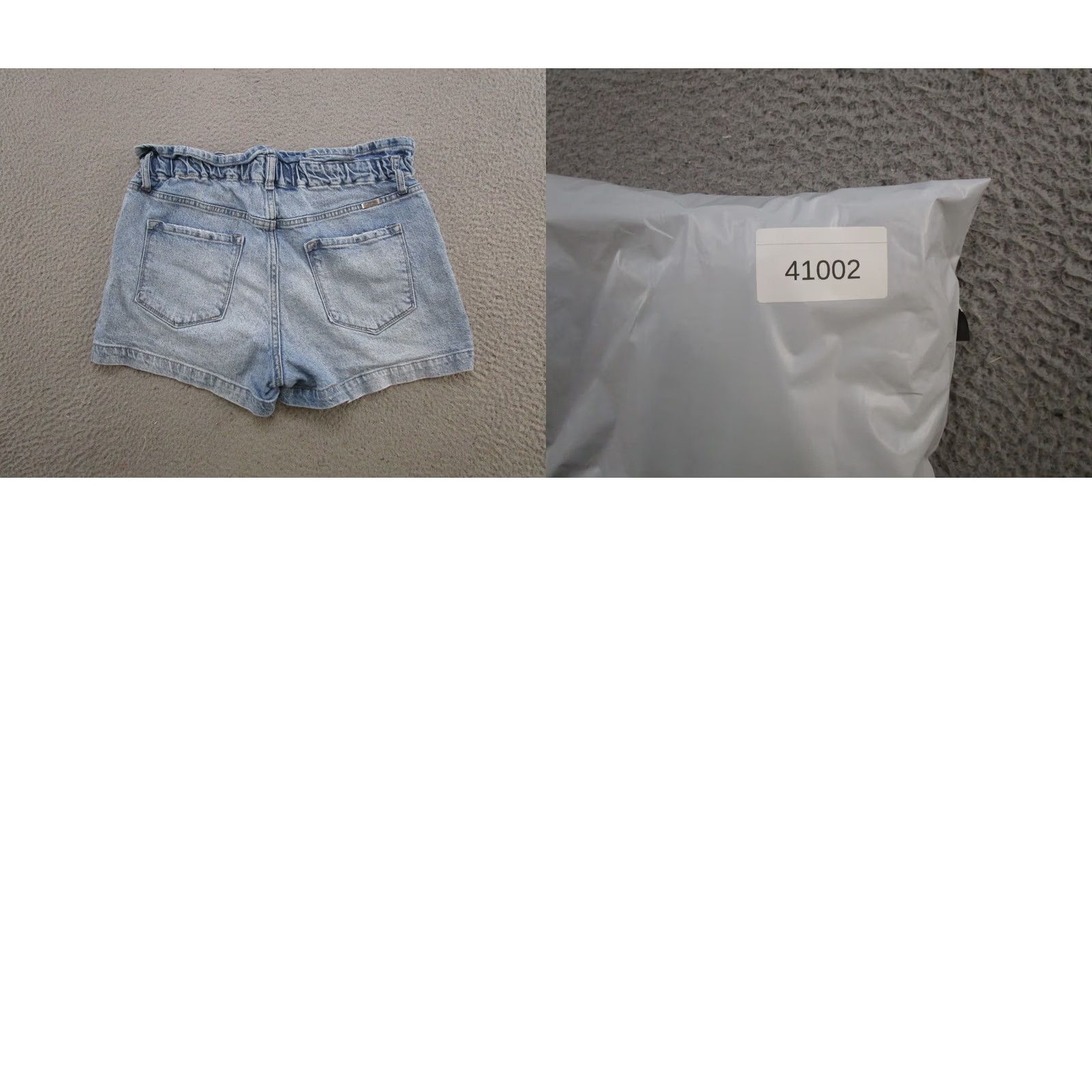 Vintage Kancan Denim Shorts Paperbag Elastic Waist Blue 29 KanCan 5-Pocket Regular Women Size 29 Jeans Summer Size 29" - 8 Thumbnail