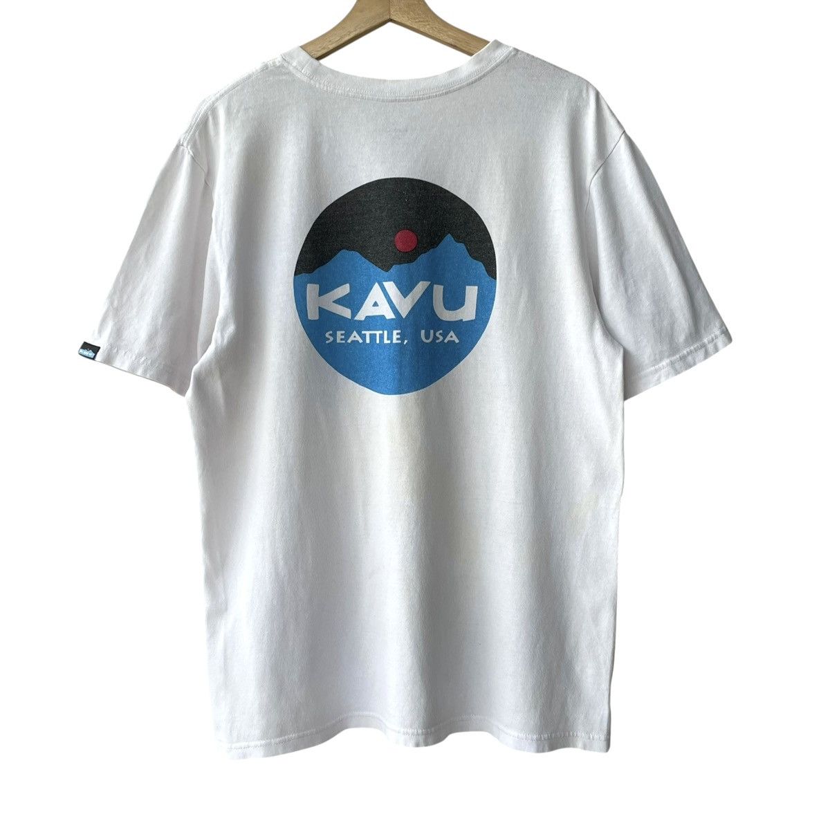 KAVU Kavu Seattle USA Big Logo Outdoor Pocket Tee Size US L / EU 52-54 / 3 - 1 Thumbnail