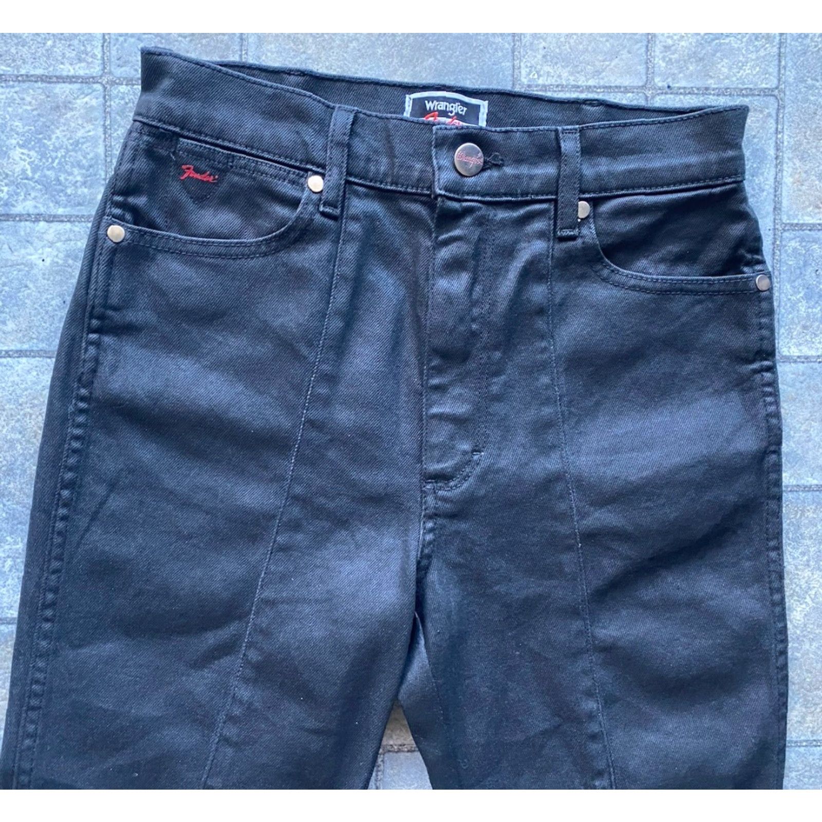 Wrangler Wrangler Pants Women Black 26 Regular 28 26x28 Fender Not New Flaws may be present Size 26" / US 2 / IT 38 - 4 Thumbnail