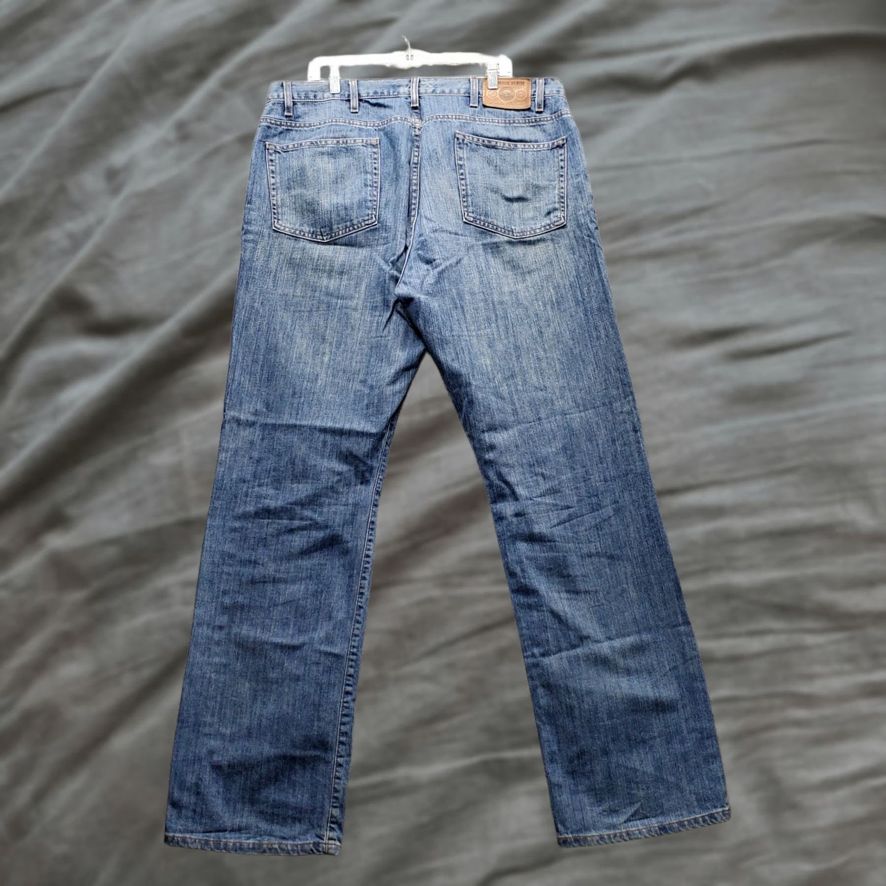 Eddie Bauer Eddie Bauer Mens Jeans Straight 42 Blue Denim 100% Cotton Stretch Regular Fit Vintage: No Size US 42 / EU 58 - 1 Thumbnail
