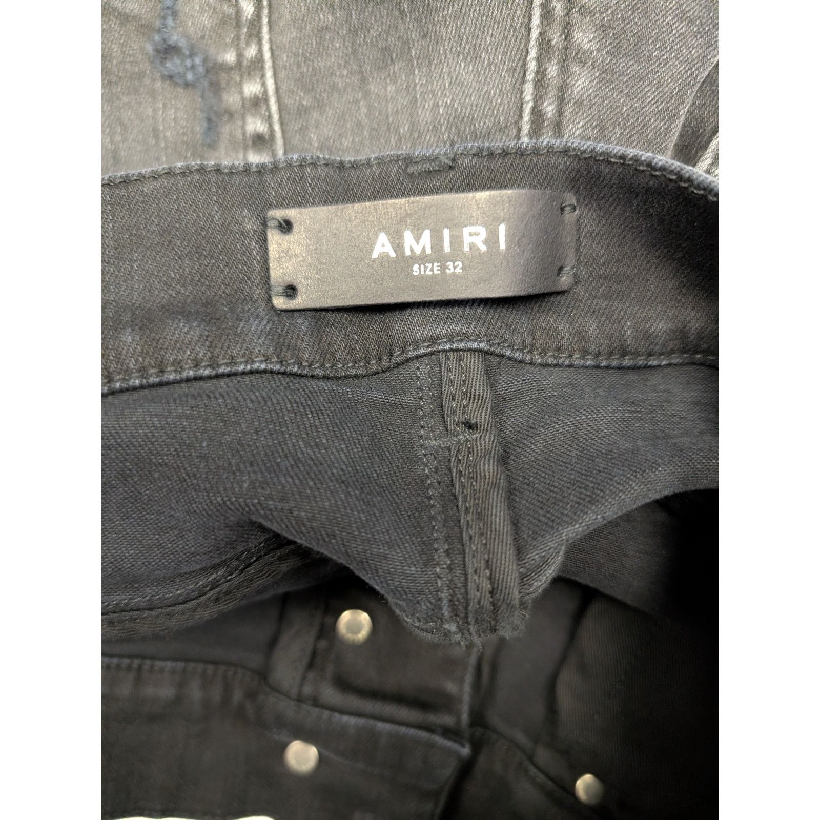 Amiri o1rshd1 Thrasher Plus Jean in Aged Black Size US 38 / EU 54 - 14 Thumbnail