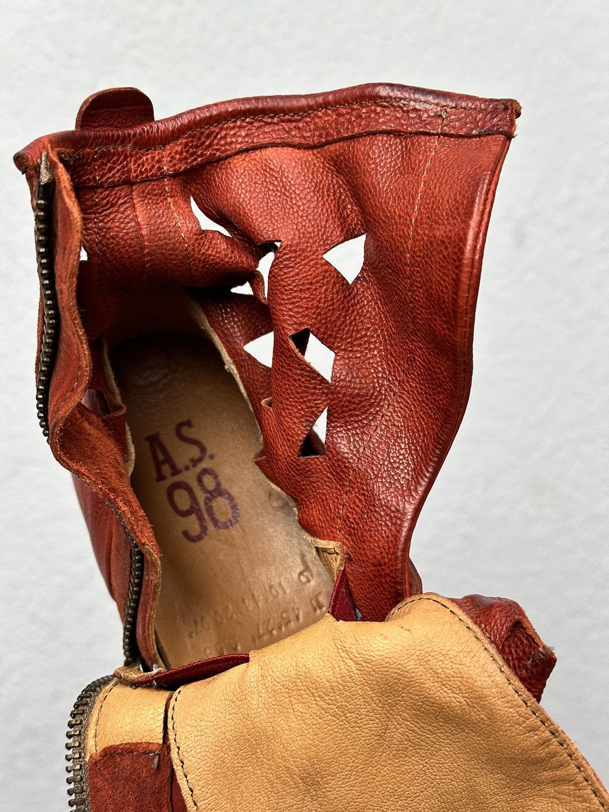 A.S.98 Vintage AS 98 Leather Boots Guidi Rick Owens MoMa Avantgarde Size US 6 / IT 36 - 12 Thumbnail
