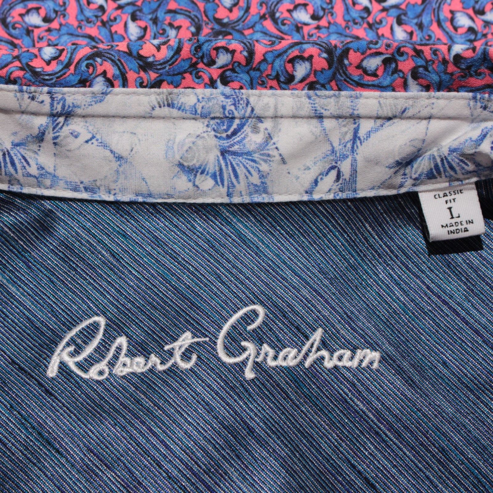Robert Graham Robert Graham New with tags Shirt Size L US In Pink Size US L / EU 52-54 / 3 - 3 Thumbnail