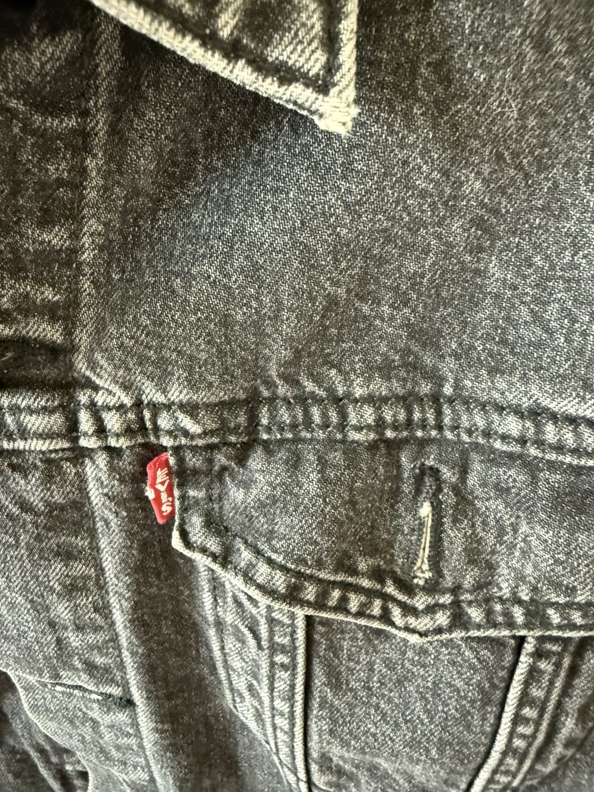 Levi's Denim Jacket - Black ♠️ Size US M / EU 48-50 / 2 - 5 Thumbnail