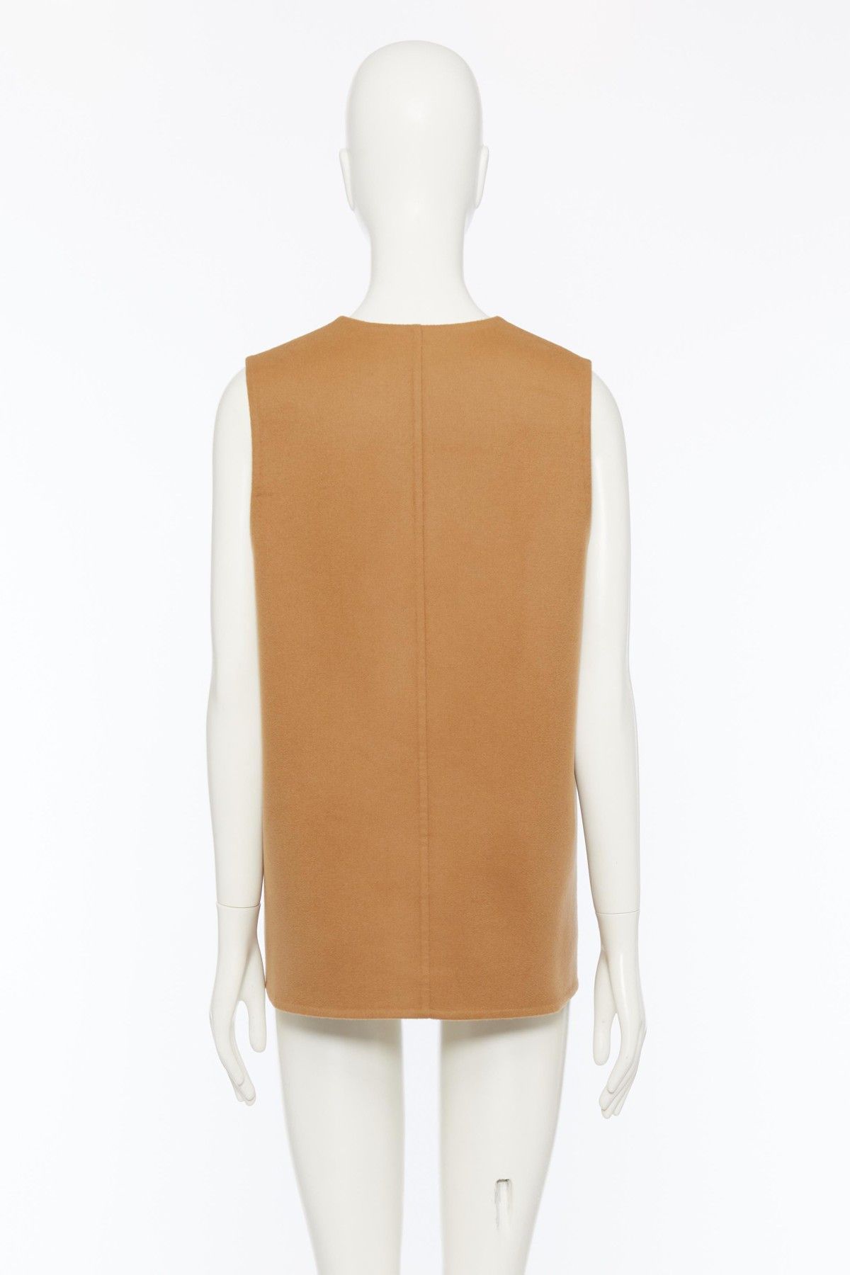 Valentino o1s1wg110525 Wool And Cashmere Top in Brown Size M / US 6-8 / IT 42-44 - 3 Thumbnail