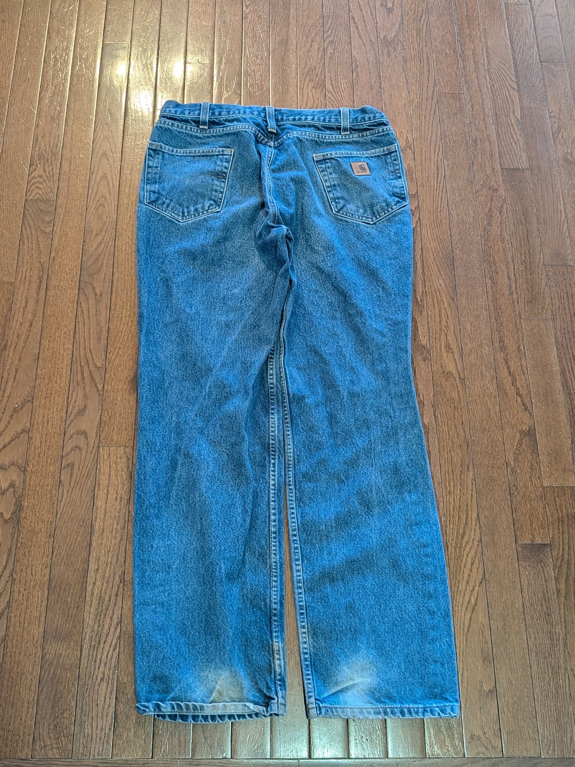 Carhartt Carhartt B460 DVB Denim Relaxed Fit Jeans - Size 36x34 Size US 36 / EU 52 - 1 Thumbnail