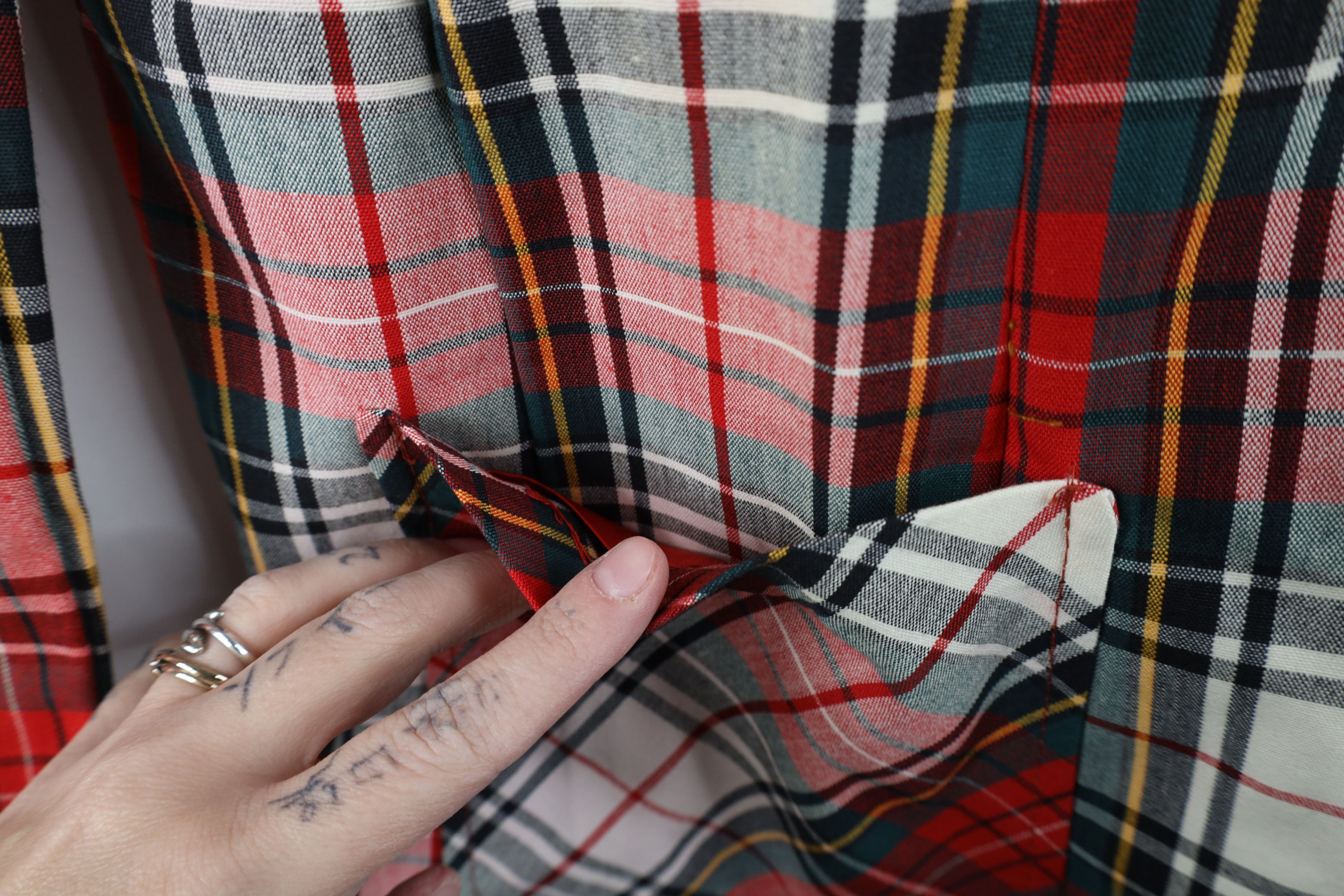 Vintage Deadstock Vintage 50s 60s Rockabilly Blazer Jacket Plaid USA Size XL / US 12-14 / IT 48-50 - 7 Thumbnail