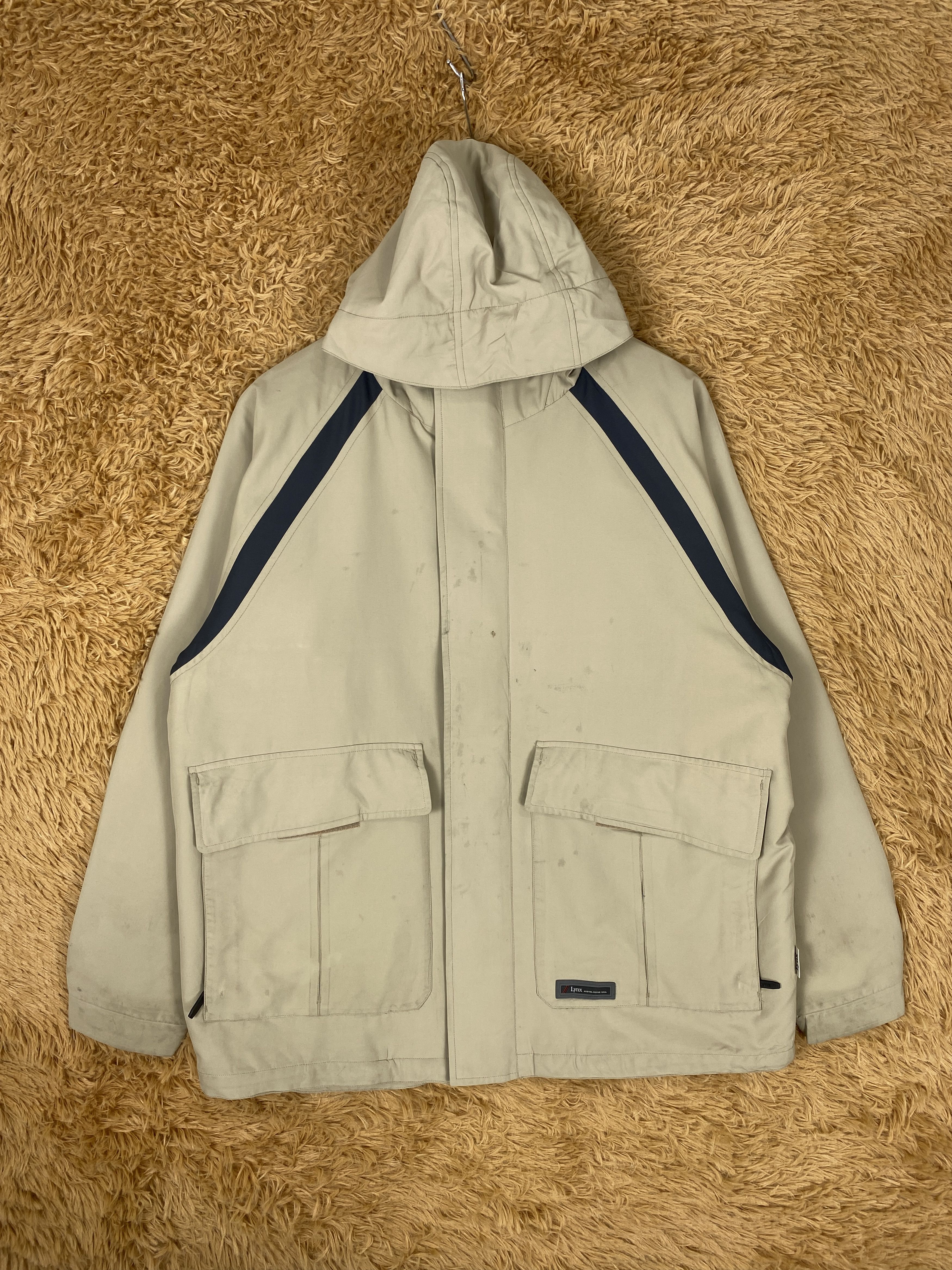 Japanese Brand Vintage Lynx Hoodie Utility Jacket J2109 Size US M / EU 48-50 / 2 - 1 Thumbnail