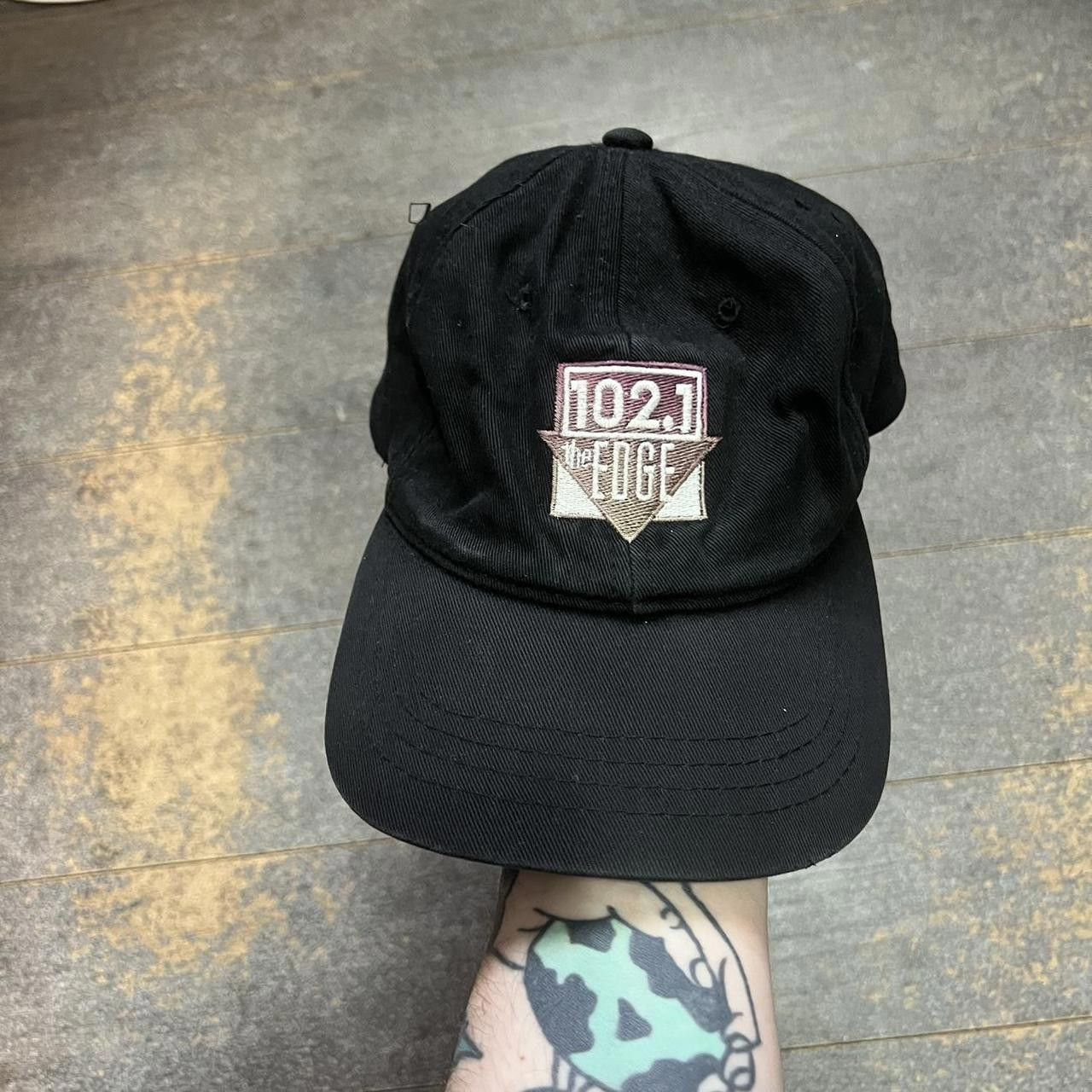 Designer Vintage 102.1 The Edge Strap Back Hat Radio Size ONE SIZE - 1 Thumbnail