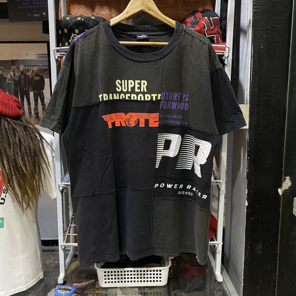 Diesel Wallace Patchwork T-Shirt