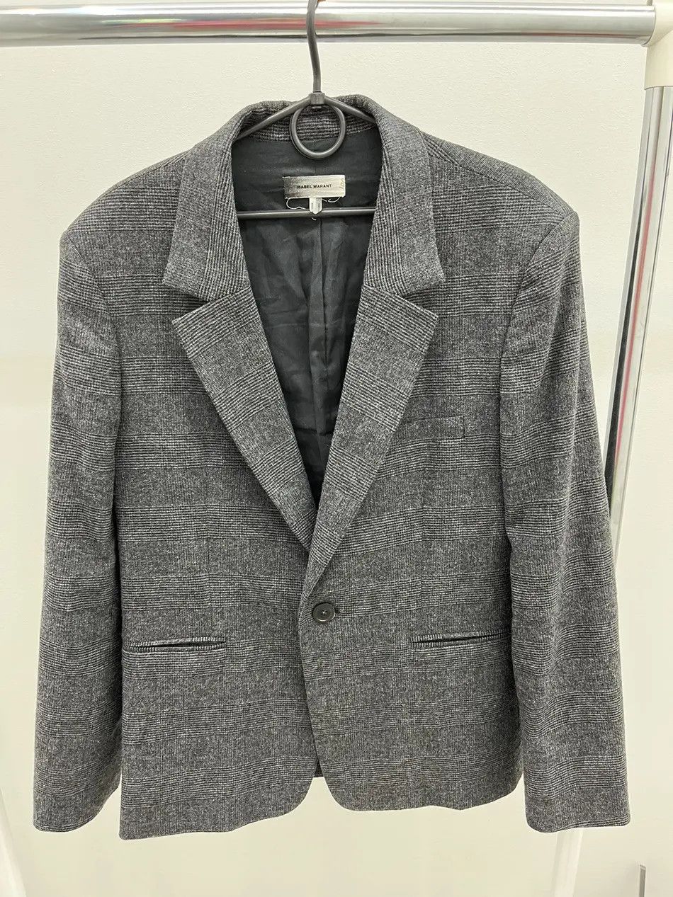 Isabel Marant One Button Wool Blazer