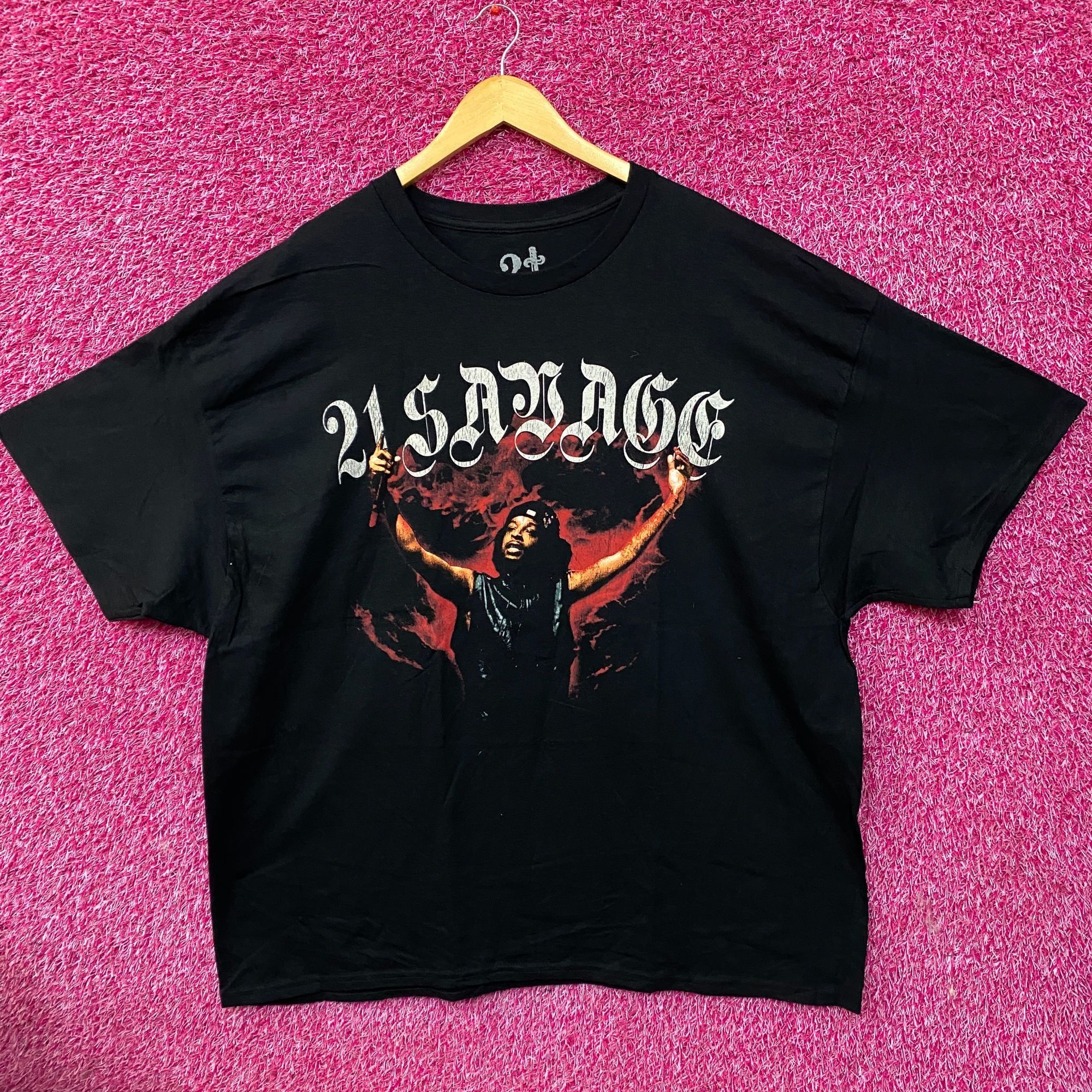 21 Savage 21 Savage American Dream Graphic T-Shirt 3XL Size US XXL / EU 58 / 5 - 1 Thumbnail